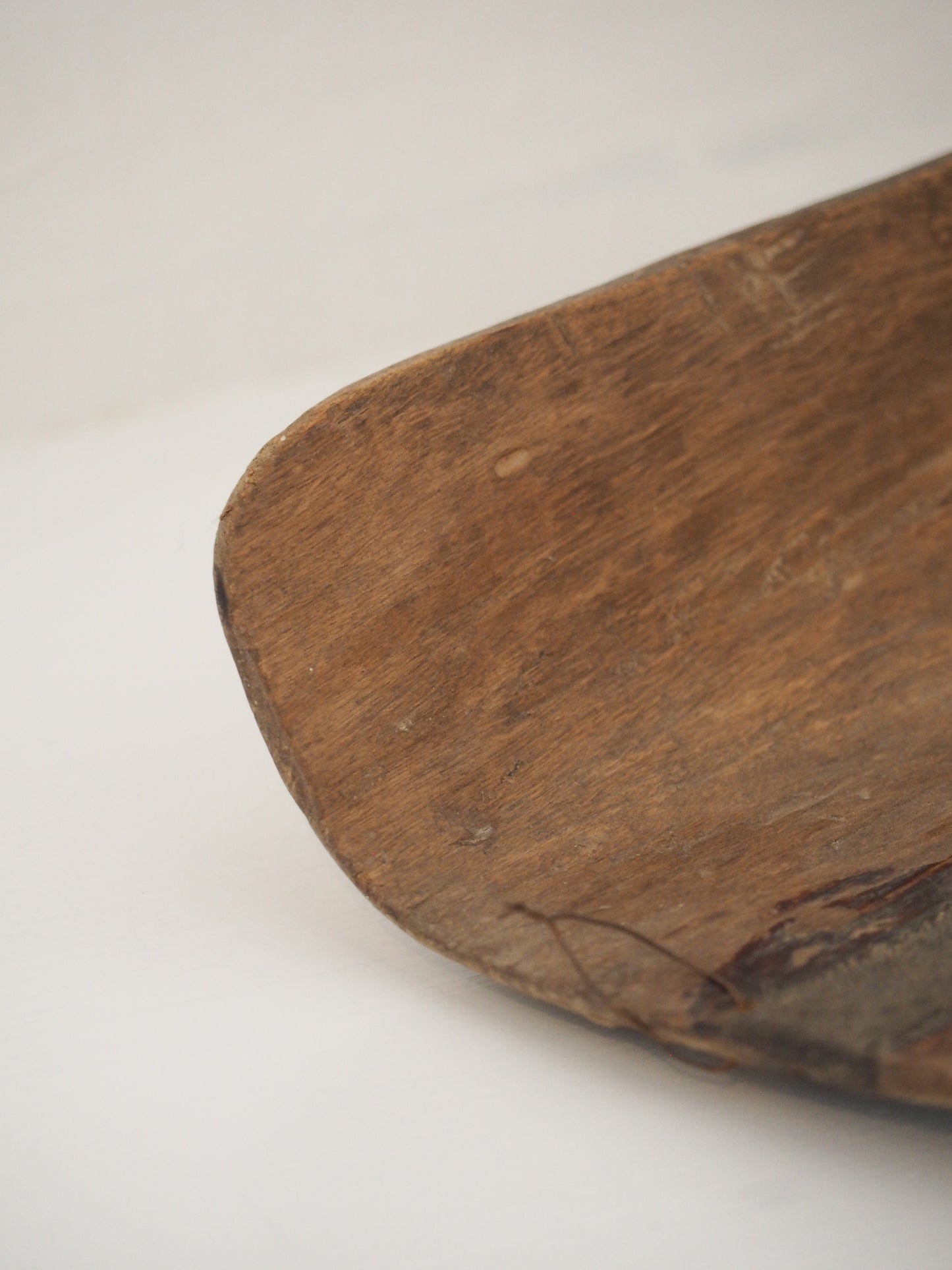 Old Antique Chinese Handmade Wooden Grain Scoop
