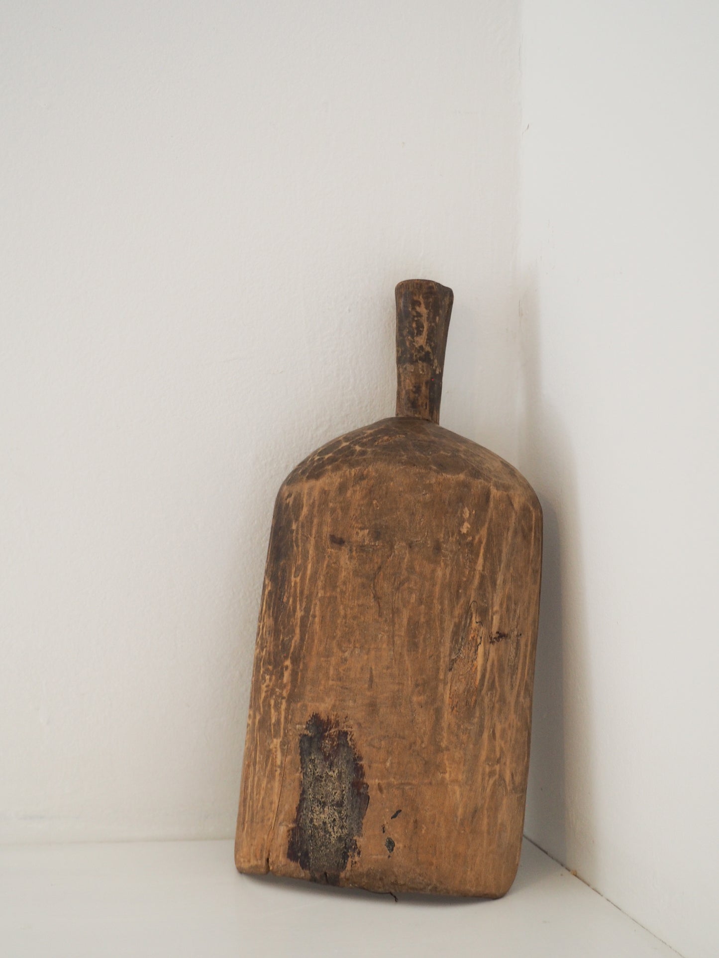Old Antique Chinese Handmade Wooden Grain Scoop