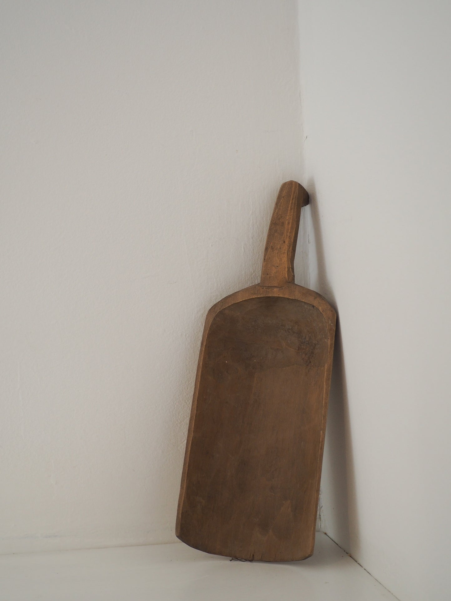 Old Antique Chinese Handmade Wooden Grain Scoop