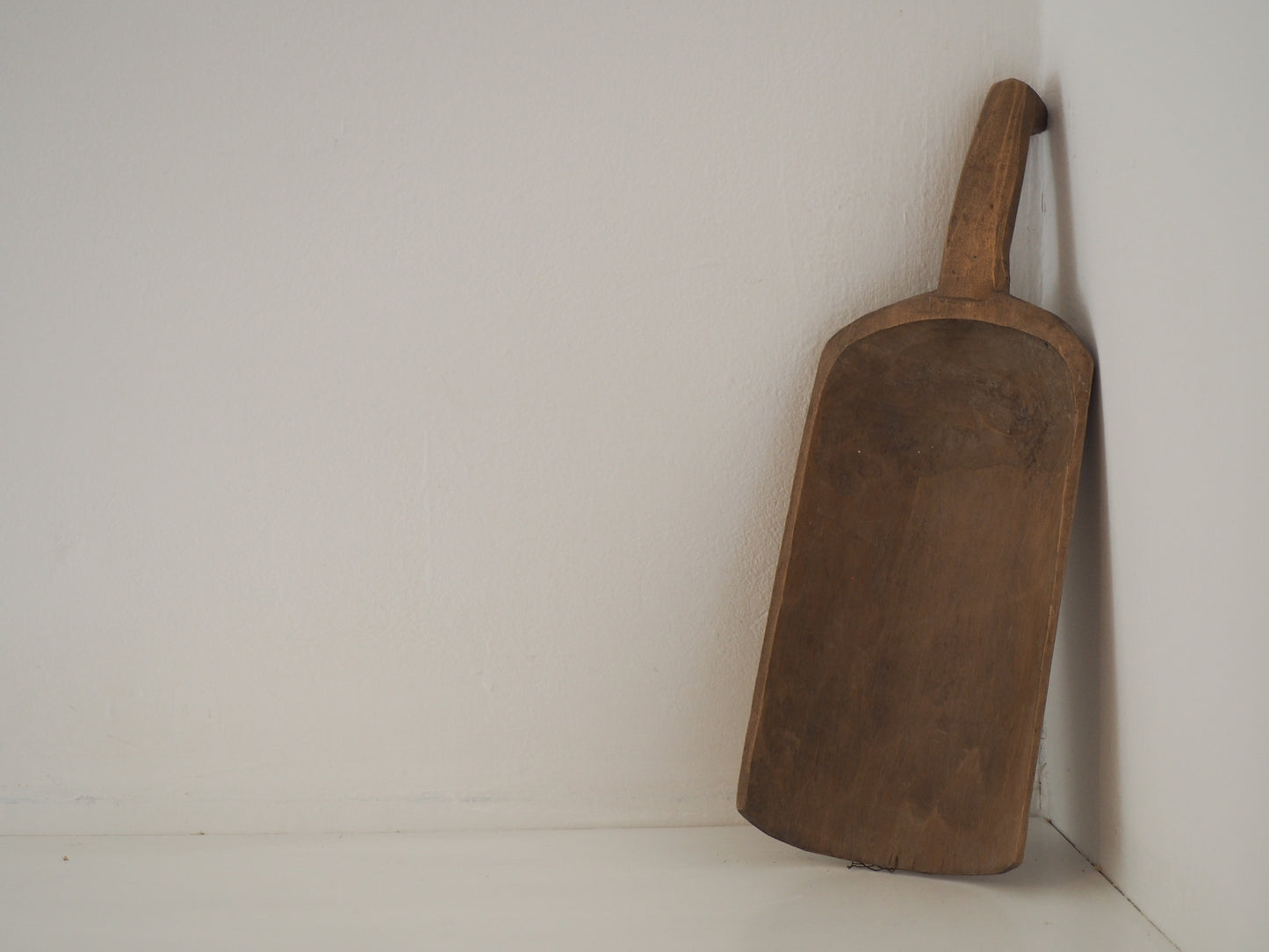 Old Antique Chinese Handmade Wooden Grain Scoop