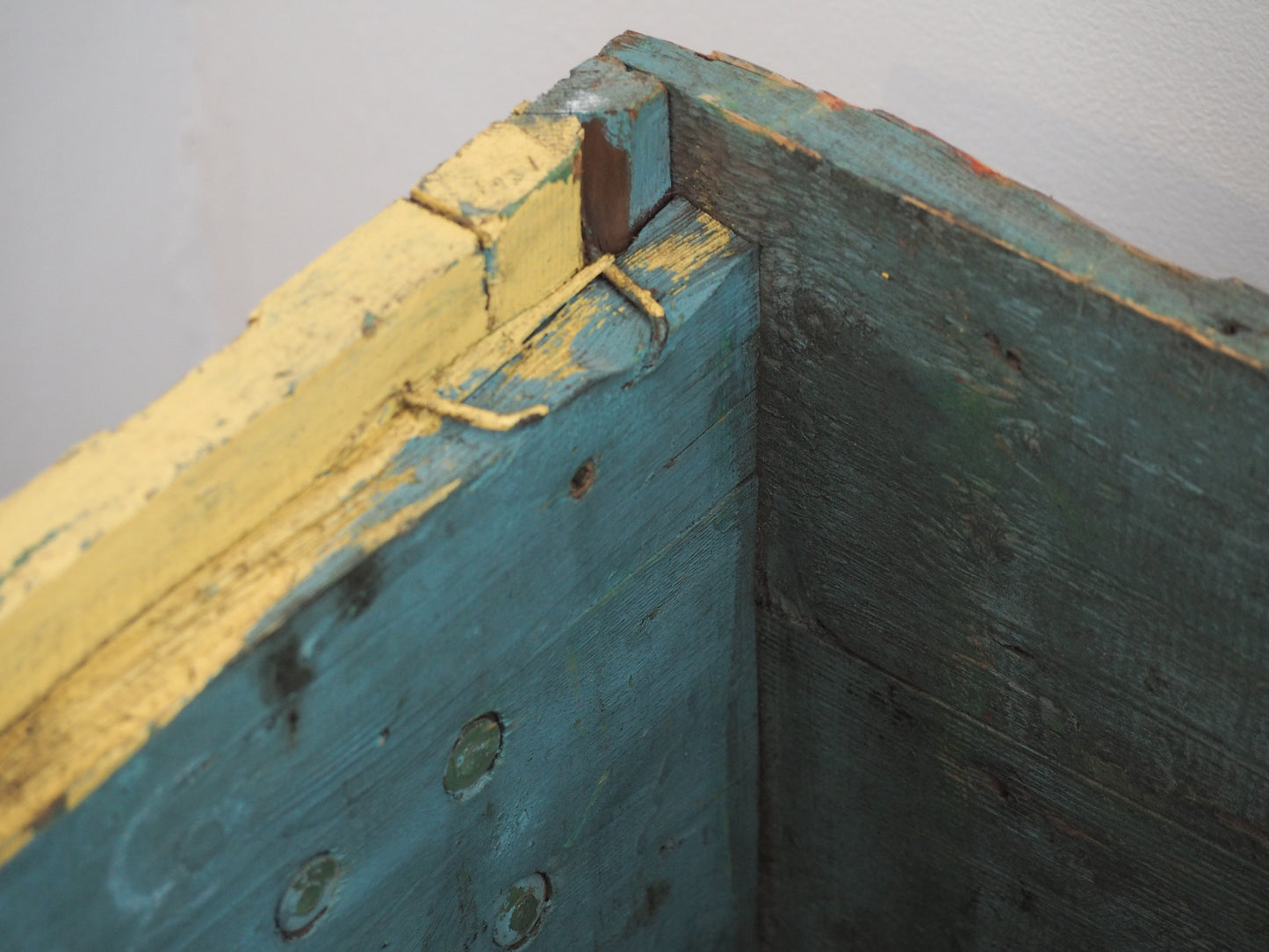 Antique Vintage Wooden & Metal Ammunition Storage Box (Sold Individually)