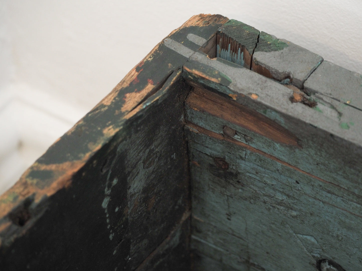 Antique Vintage Wooden & Metal Ammunition Storage Box (Sold Individually)