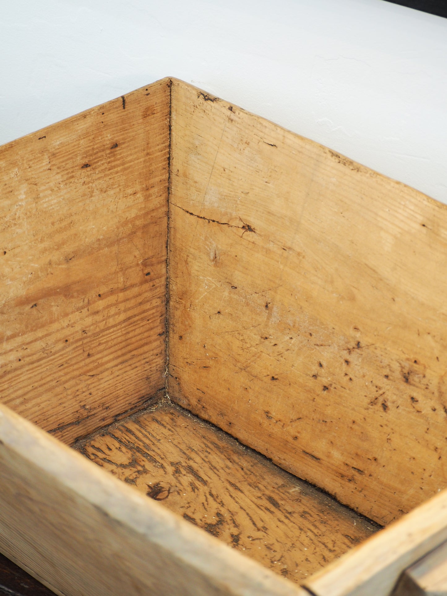 Antique Vintage Turkish Wooden Trug / Storage Bowl