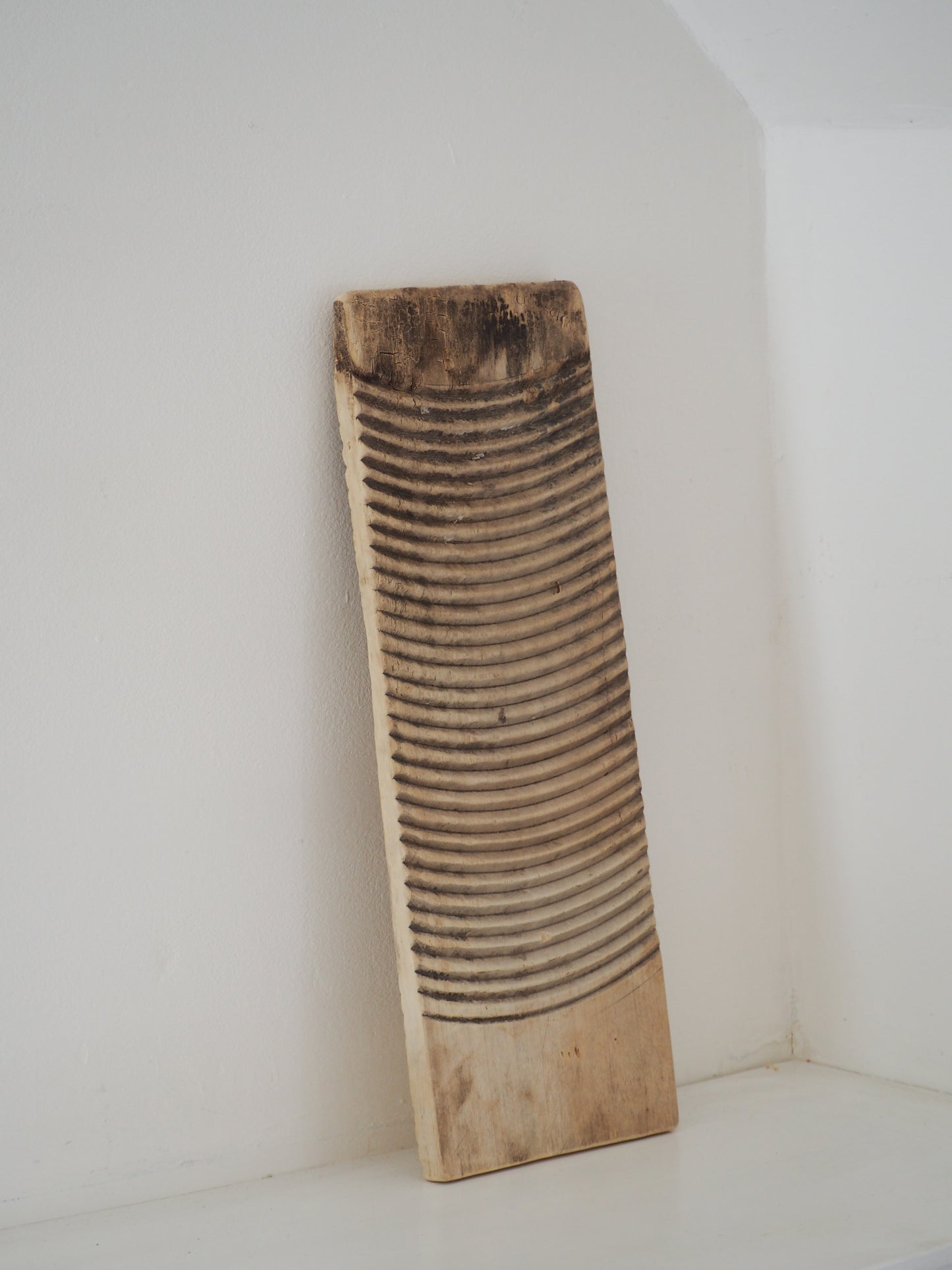 Vintage Antique Wooden Rustic Primitive Elm Ribbed Washboard (Sold Individually)