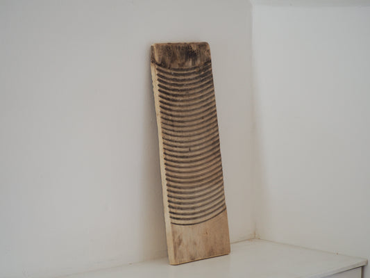 Vintage Antique Wooden Rustic Primitive Elm Ribbed Washboard (Sold Individually)