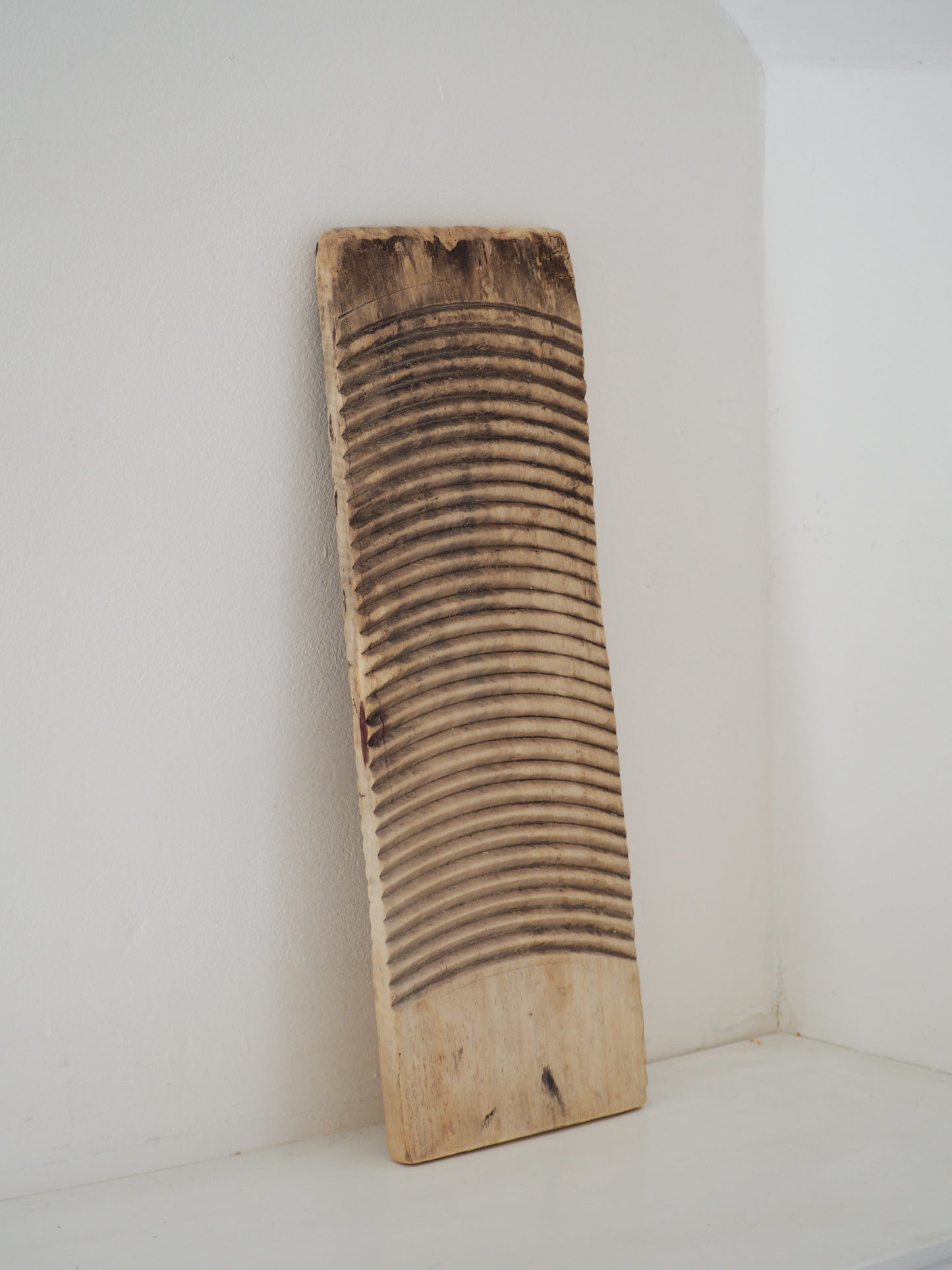 Vintage Antique Wooden Rustic Primitive Elm Ribbed Washboard (Sold Individually)