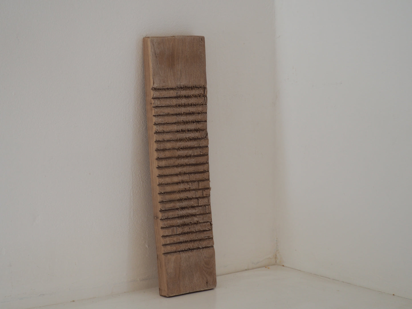 Vintage Antique Wooden Rustic Primitive Elm Ribbed Washboard (Sold Individually)
