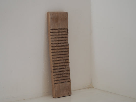 Vintage Antique Wooden Rustic Primitive Elm Ribbed Washboard (Sold Individually)
