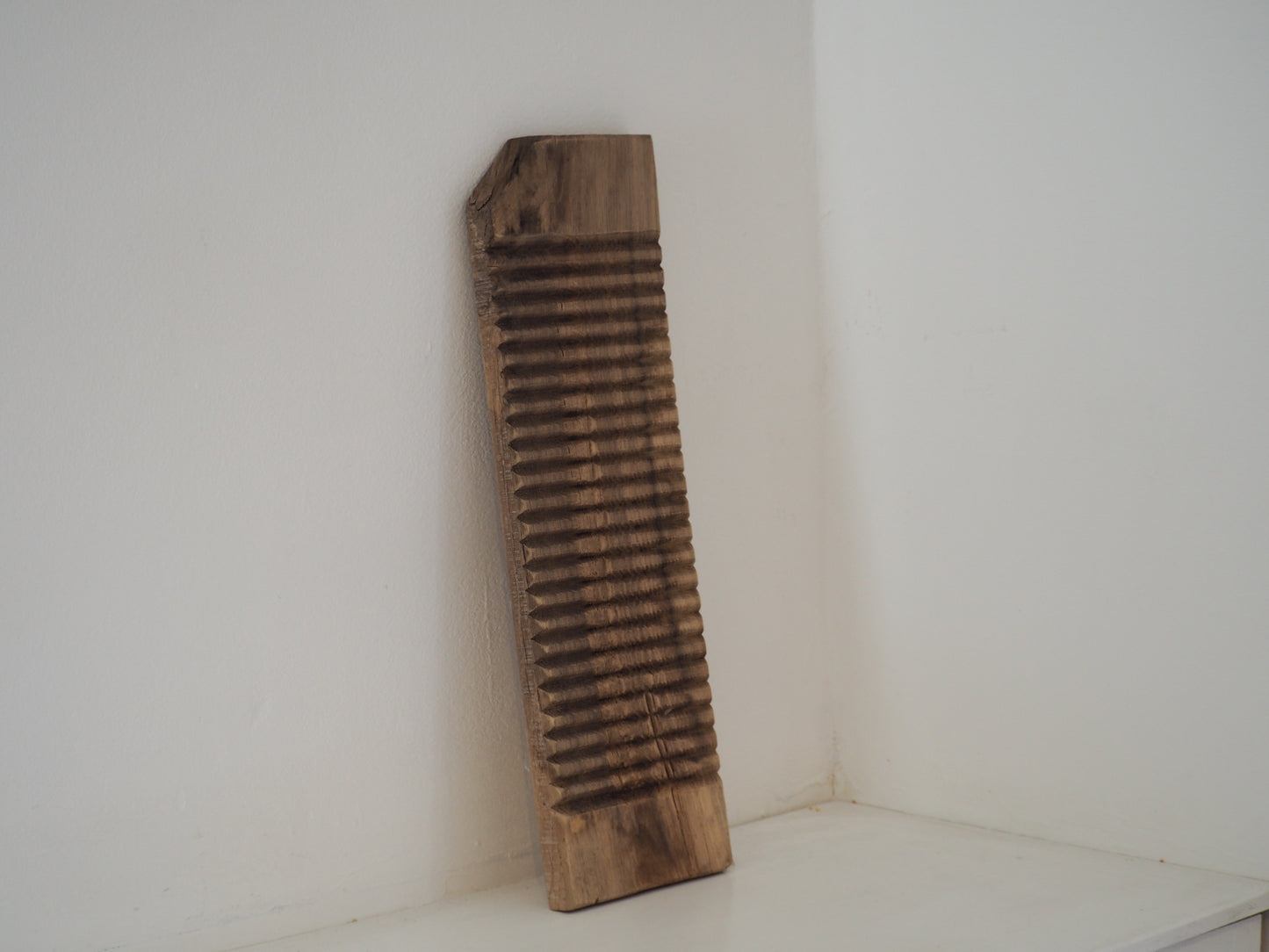Vintage Antique Wooden Rustic Primitive Elm Ribbed Washboard (Sold Individually)
