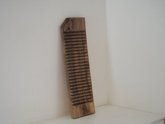 Vintage Antique Wooden Rustic Primitive Elm Ribbed Washboard (Sold Individually)