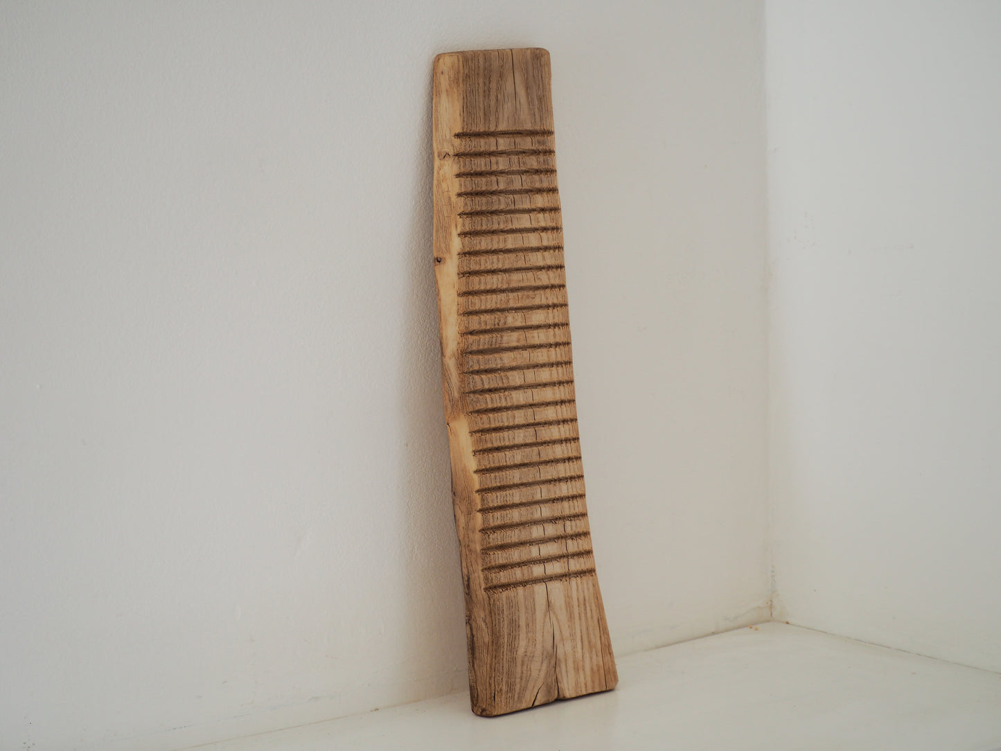Vintage Antique Wooden Rustic Primitive Elm Ribbed Washboard (Sold Individually)