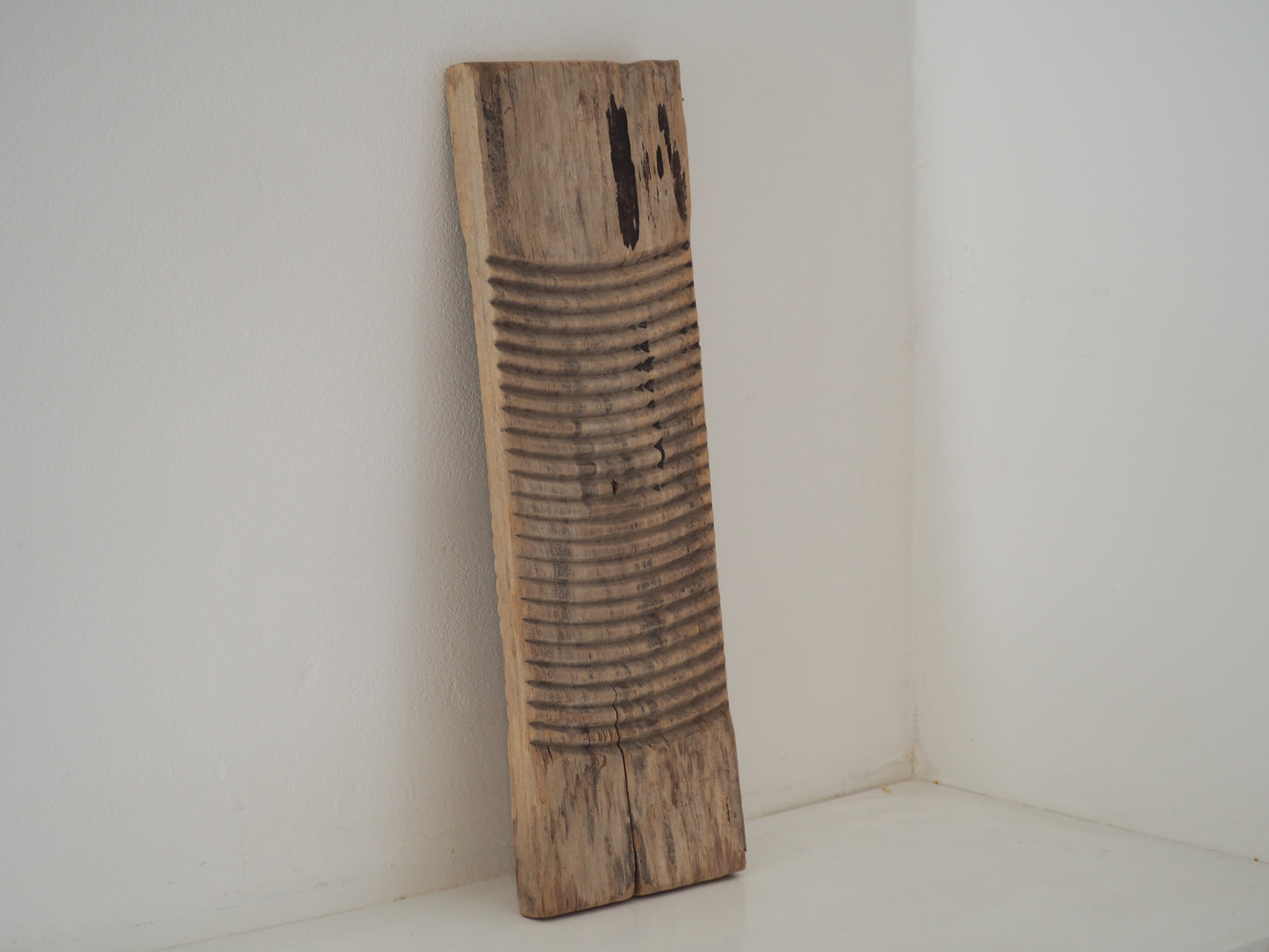 Vintage Antique Wooden Rustic Primitive Elm Ribbed Washboard (Sold Individually)