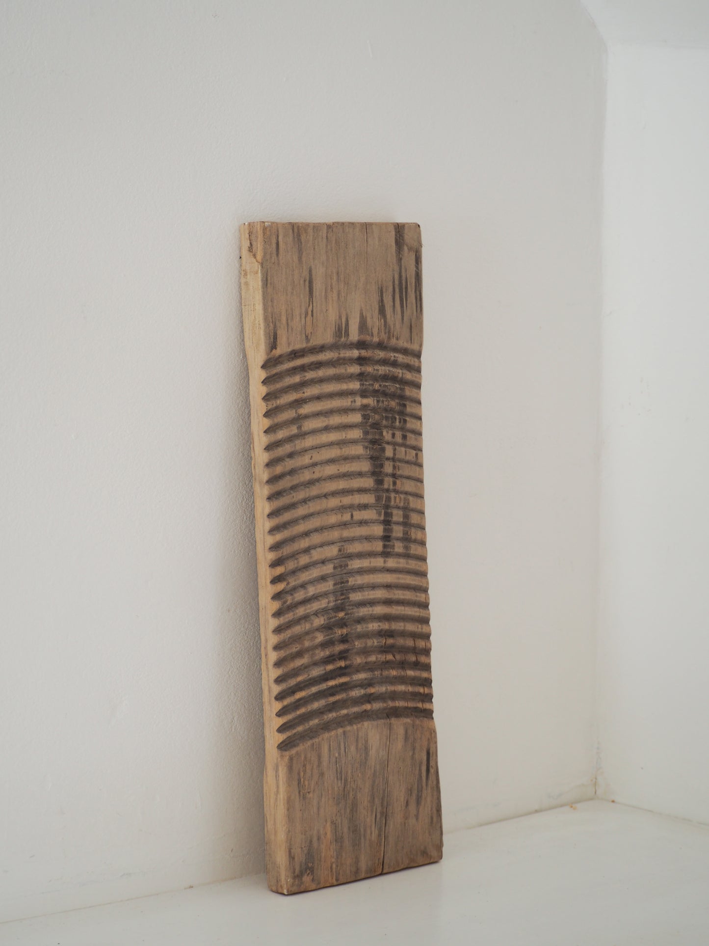 Vintage Antique Wooden Rustic Primitive Elm Ribbed Washboard (Sold Individually)
