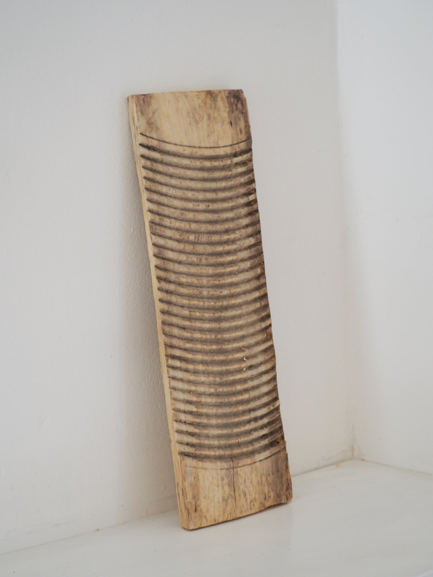 Vintage Antique Wooden Rustic Primitive Elm Ribbed Washboard (Sold Individually)