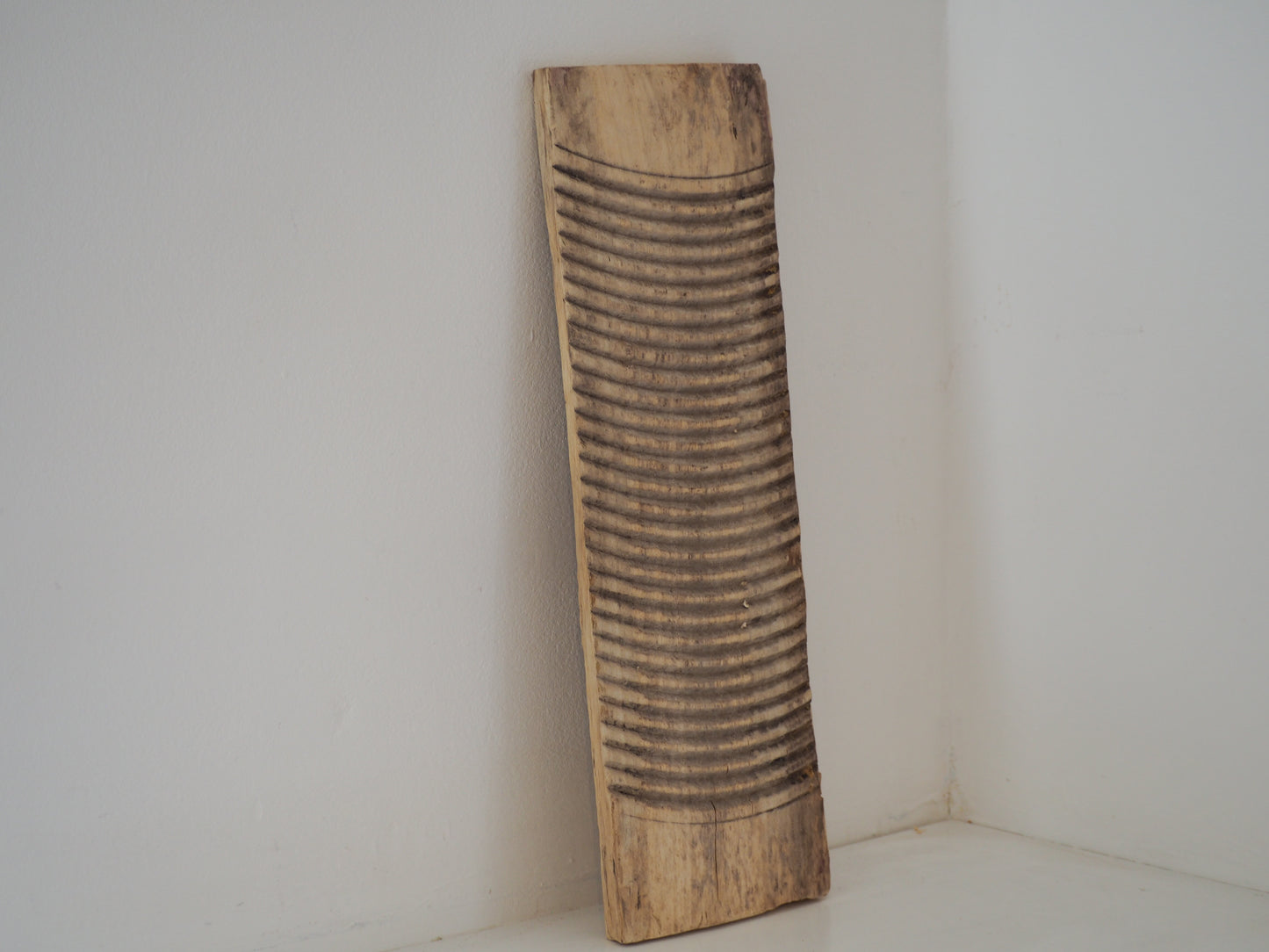 Vintage Antique Wooden Rustic Primitive Elm Ribbed Washboard (Sold Individually)