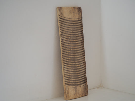 Vintage Antique Wooden Rustic Primitive Elm Ribbed Washboard (Sold Individually)