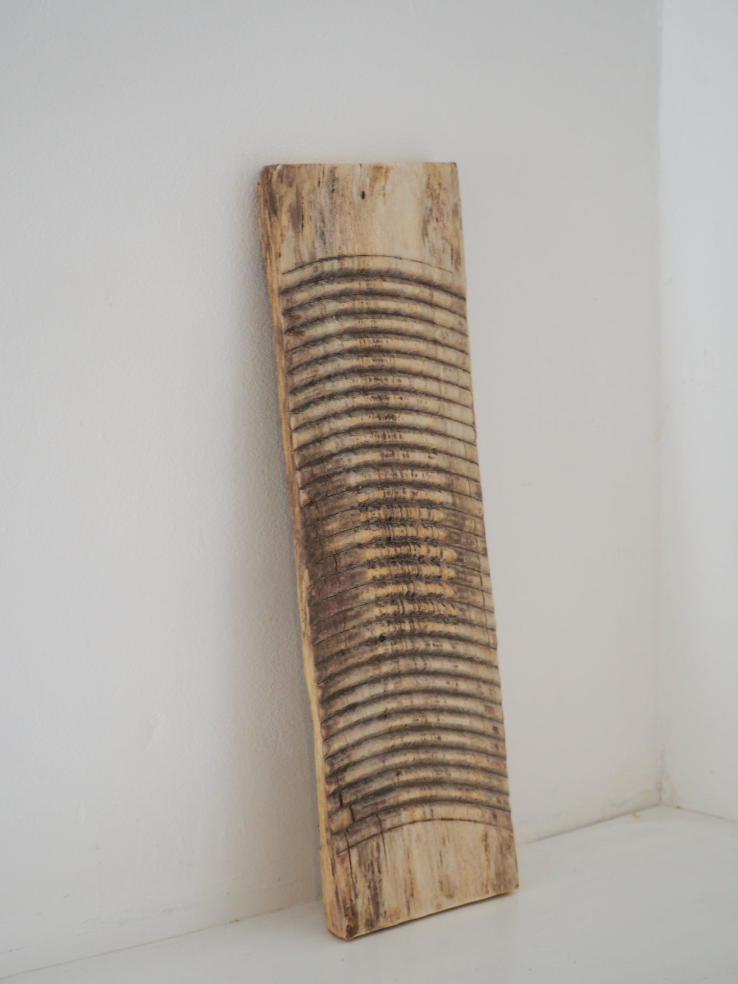 Vintage Antique Wooden Rustic Primitive Elm Ribbed Washboard (Sold Individually)