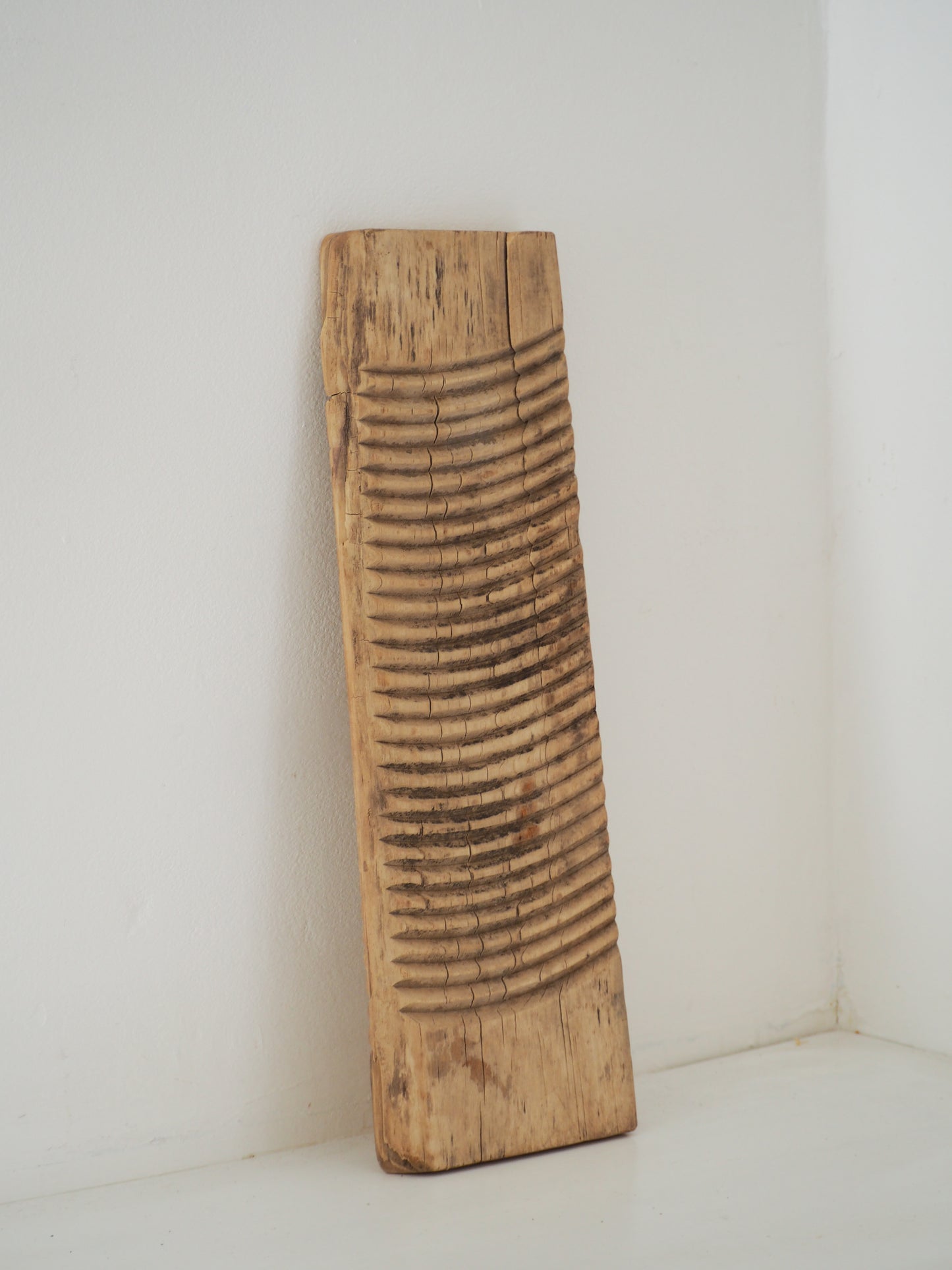 Vintage Antique Wooden Rustic Primitive Elm Ribbed Washboard (Sold Individually)