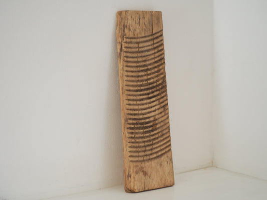 Vintage Antique Wooden Rustic Primitive Elm Ribbed Washboard (Sold Individually)