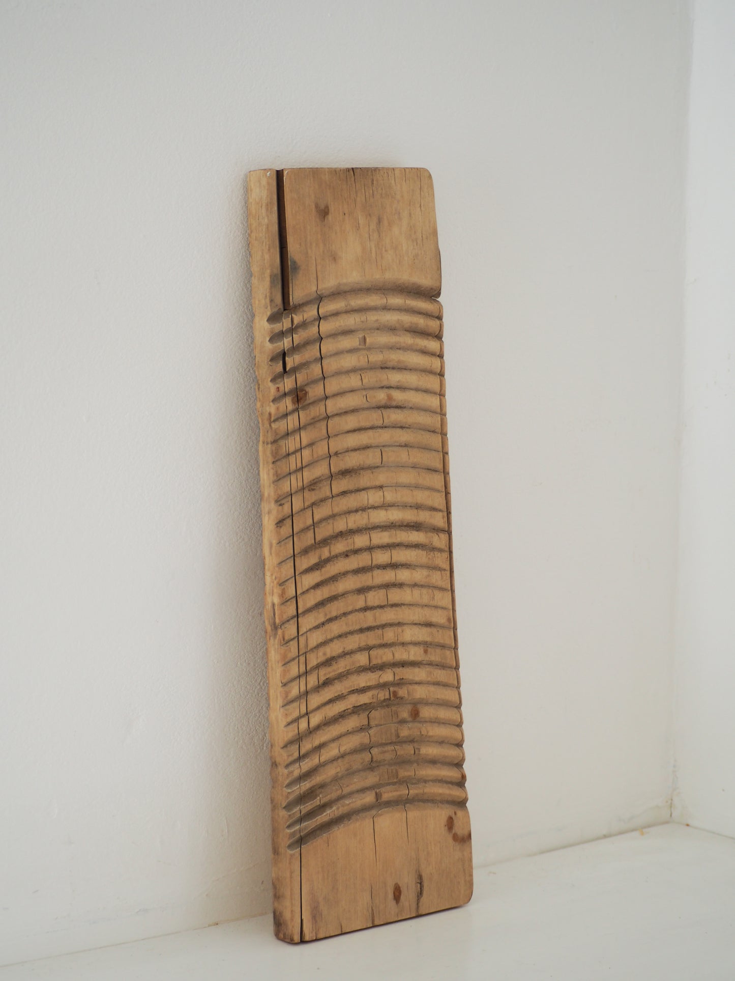 Vintage Antique Wooden Rustic Primitive Elm Ribbed Washboard (Sold Individually)