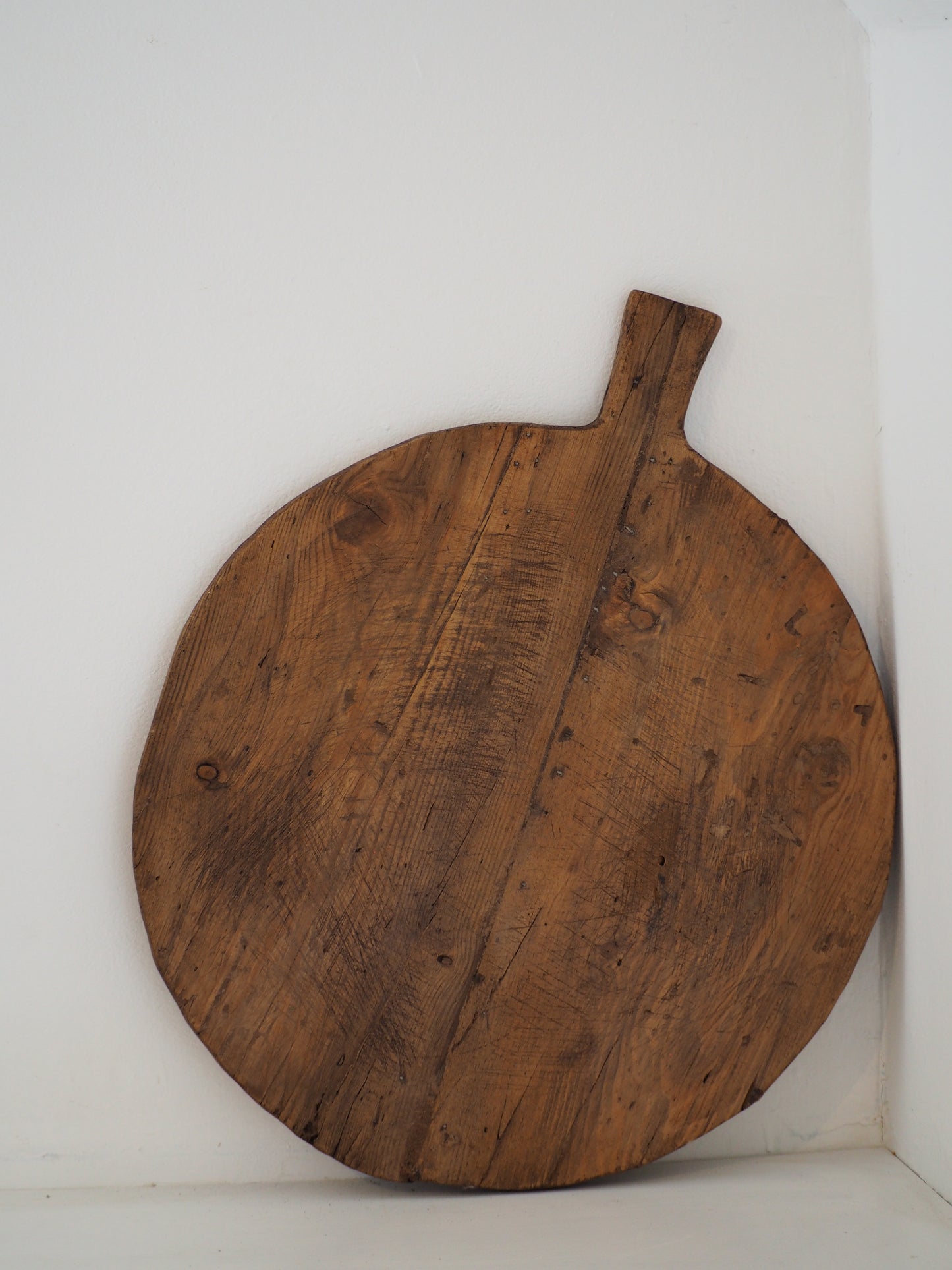 Antique Vintage Rustic Turkish Wooden Charcuterie Chopping Board / Bread Board