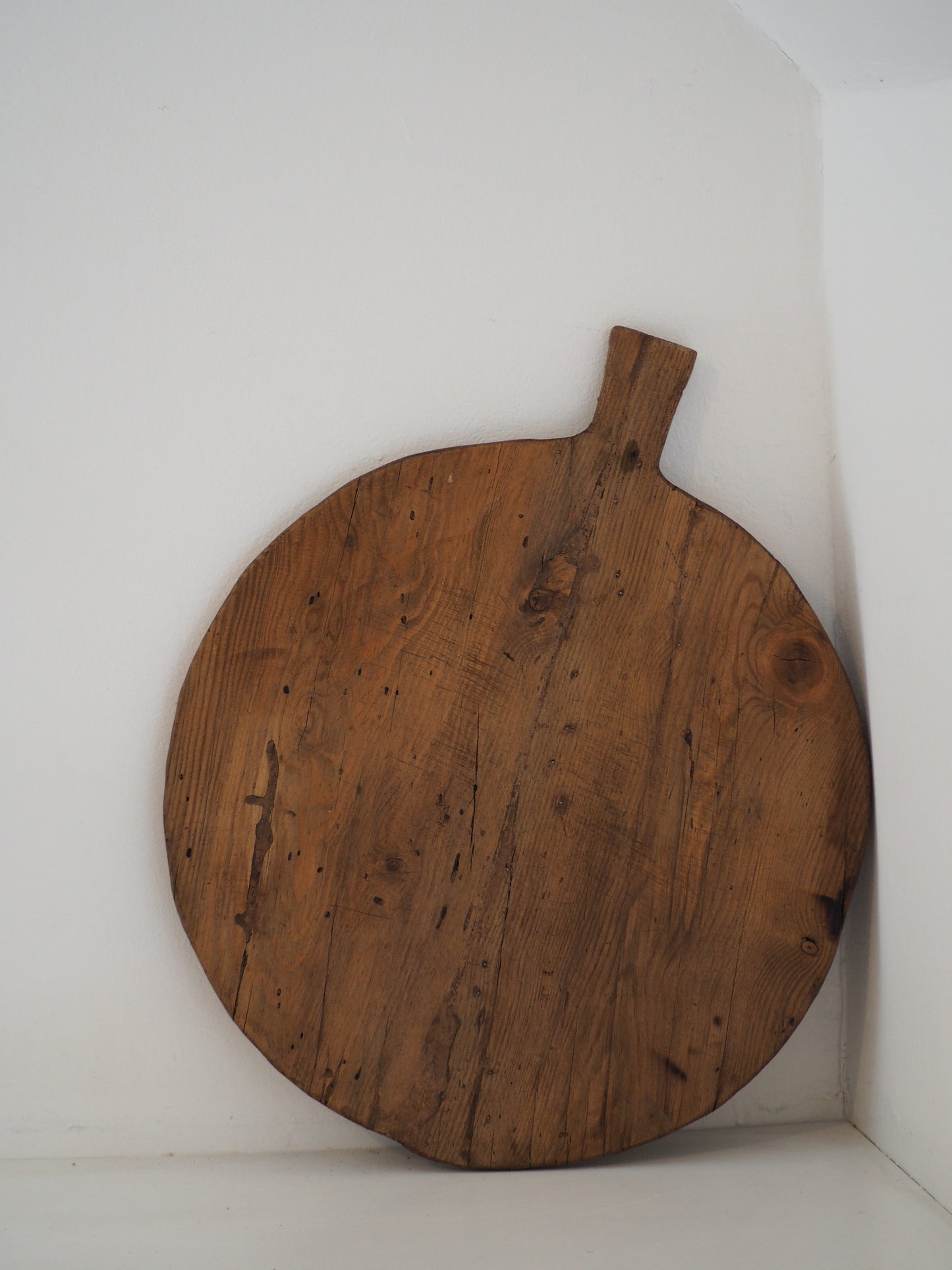 Antique Vintage Rustic Turkish Wooden Charcuterie Chopping Board / Bread Board