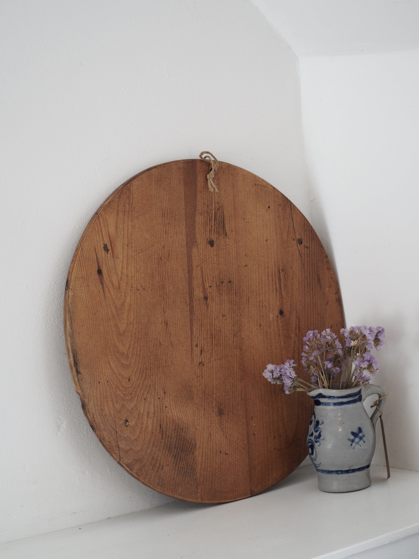 Antique Vintage Rustic Turkish Wooden Charcuterie Chopping Board / Bread Board