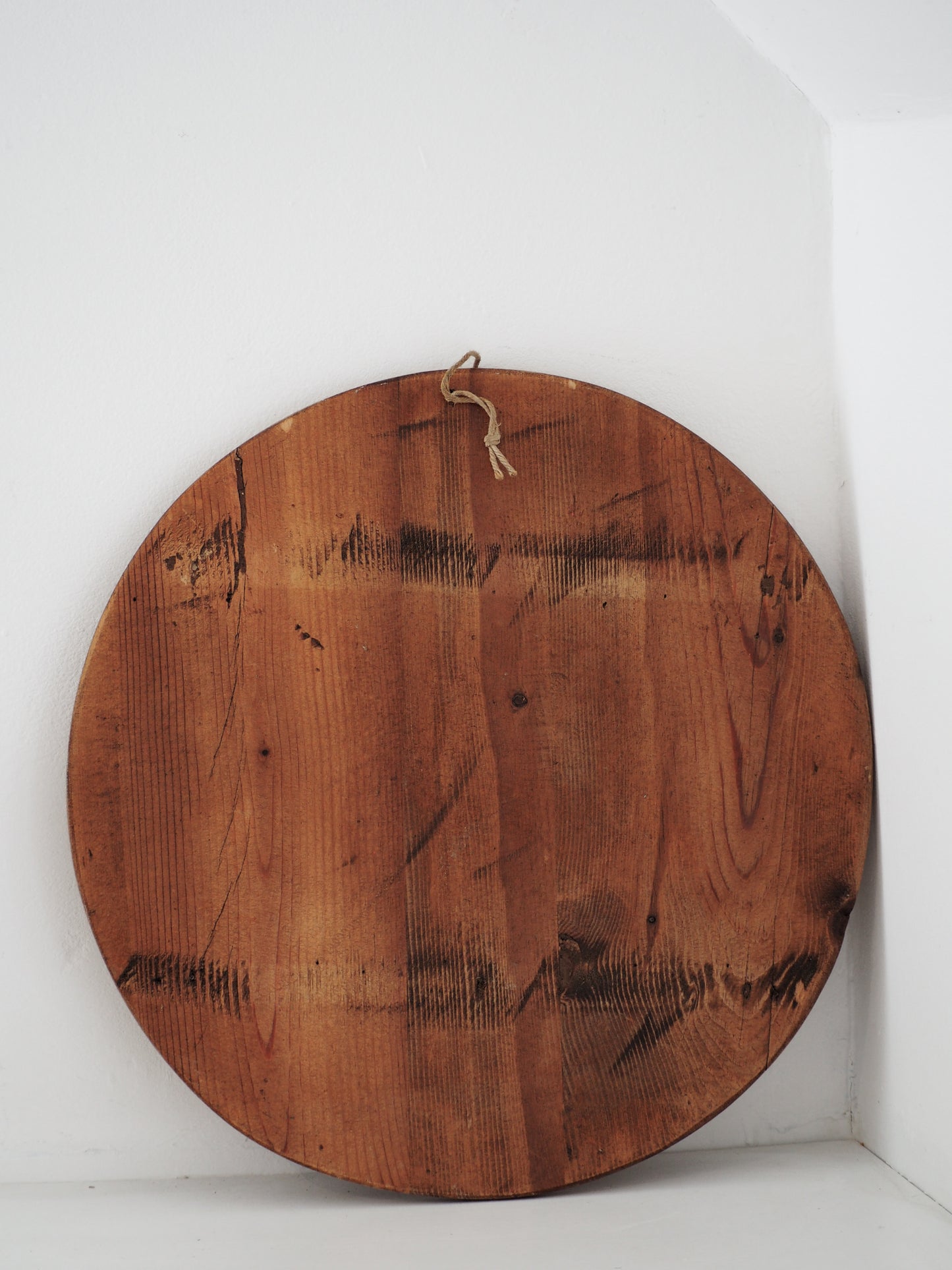 Antique Vintage Rustic Turkish Wooden Charcuterie Chopping Board / Bread Board