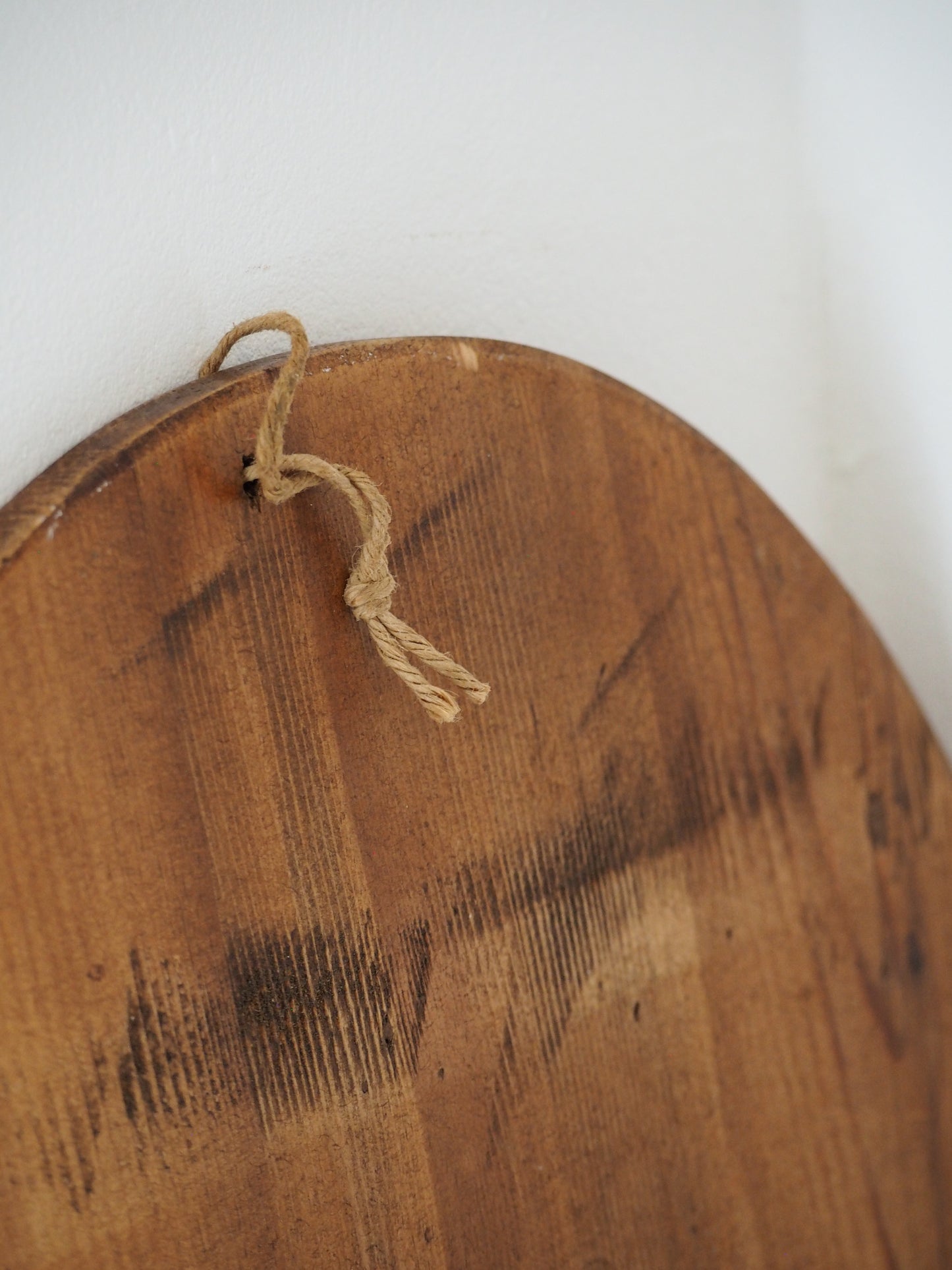 Antique Vintage Rustic Turkish Wooden Charcuterie Chopping Board / Bread Board
