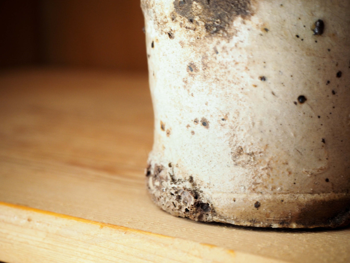 Vintage / Antique Rustic French Small Ceramic Pot / Kitchen Storage Jar