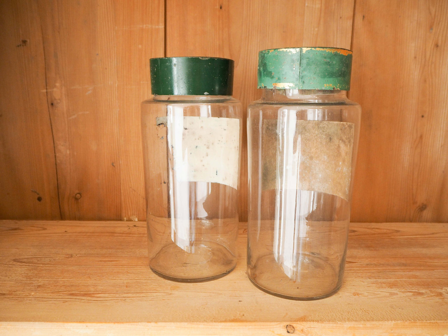 Pair of Vintage / Antique Large Apothecary Chemist Bottles