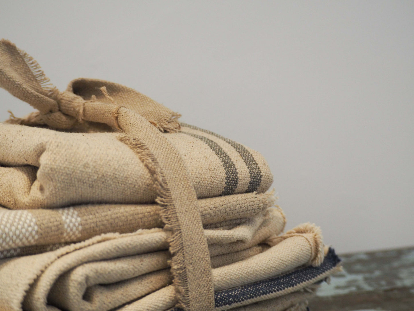 Small Bundle of Five Individual French Style Linen Material / Textiles