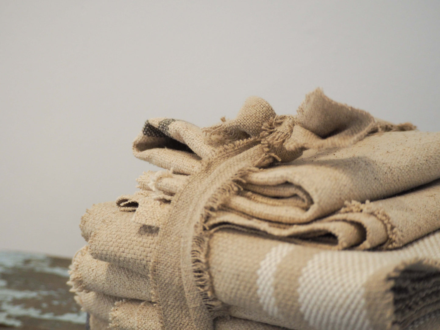 Small Bundle of Five Individual French Style Linen Material / Textiles