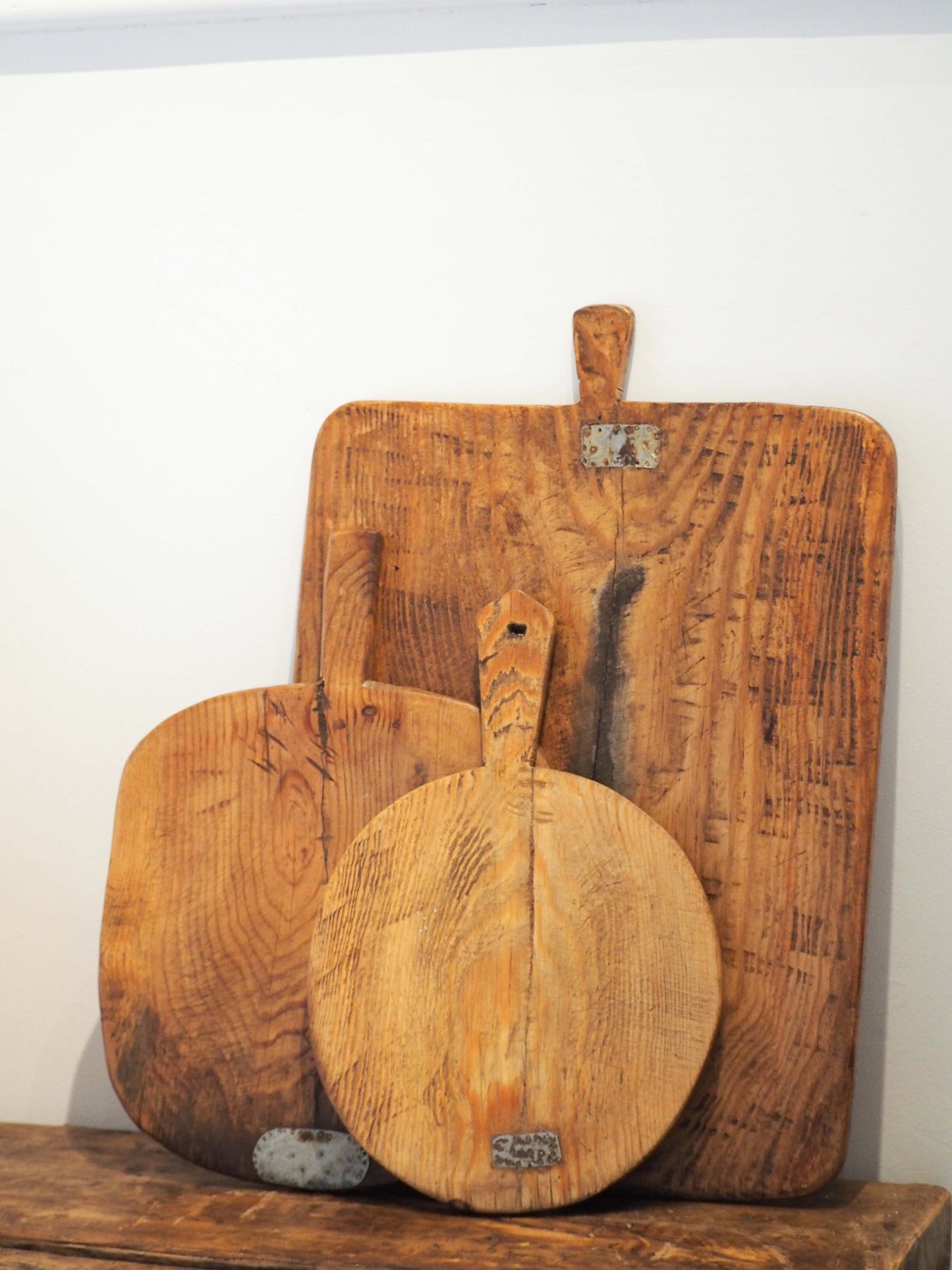 Antique Vintage Rustic Turkish Wooden Charcuterie / Bread Board