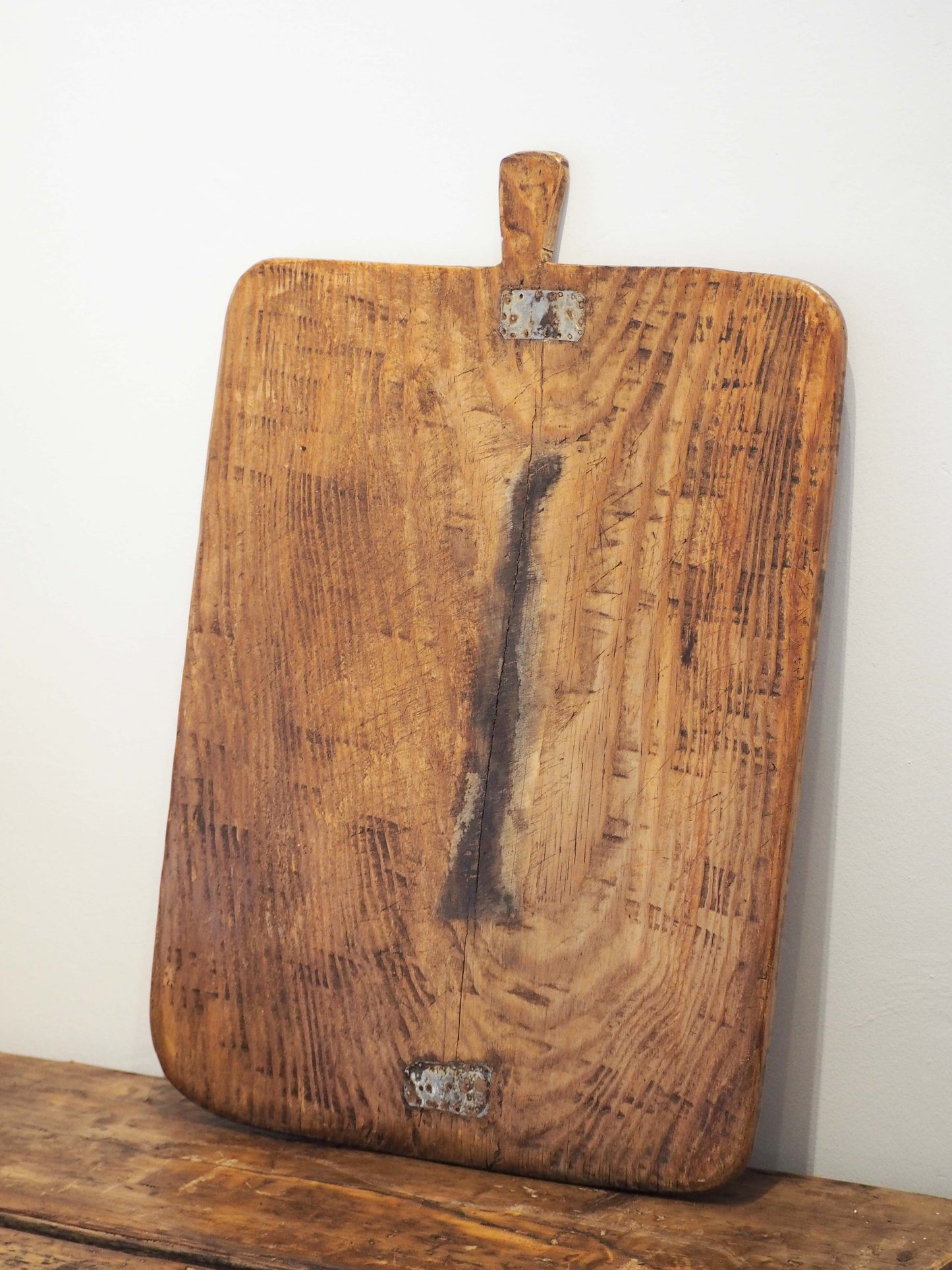 Antique Vintage Rustic Turkish Wooden Charcuterie / Bread Board