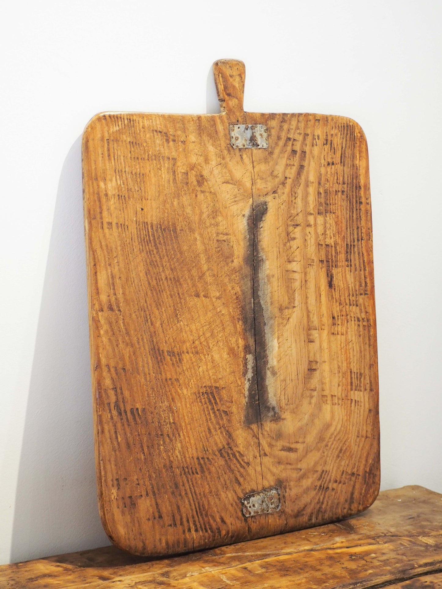 Antique Vintage Rustic Turkish Wooden Charcuterie / Bread Board