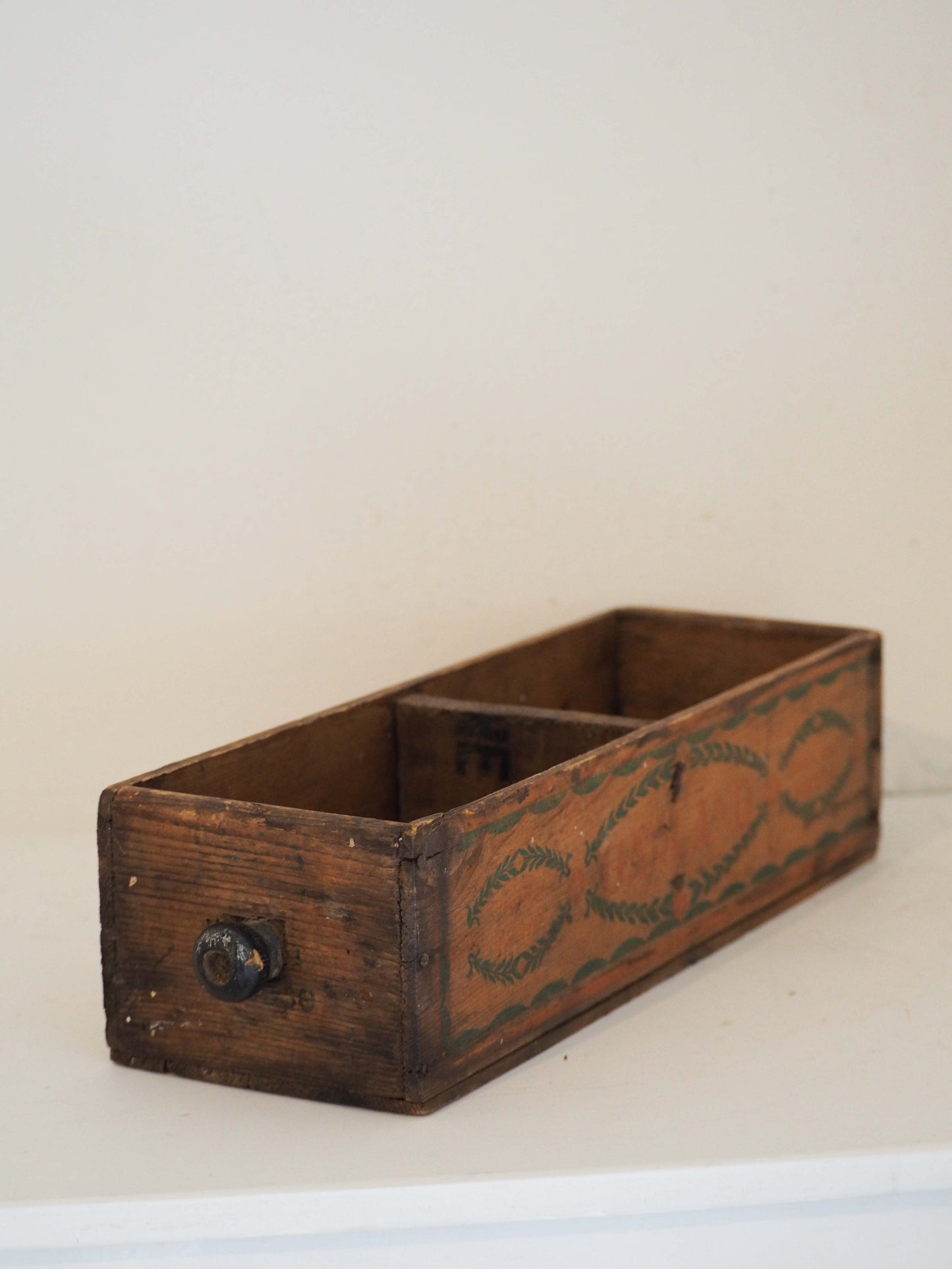 Vintage Rustic Wooden Decorative Box / Storage Box / Kitchen Decor