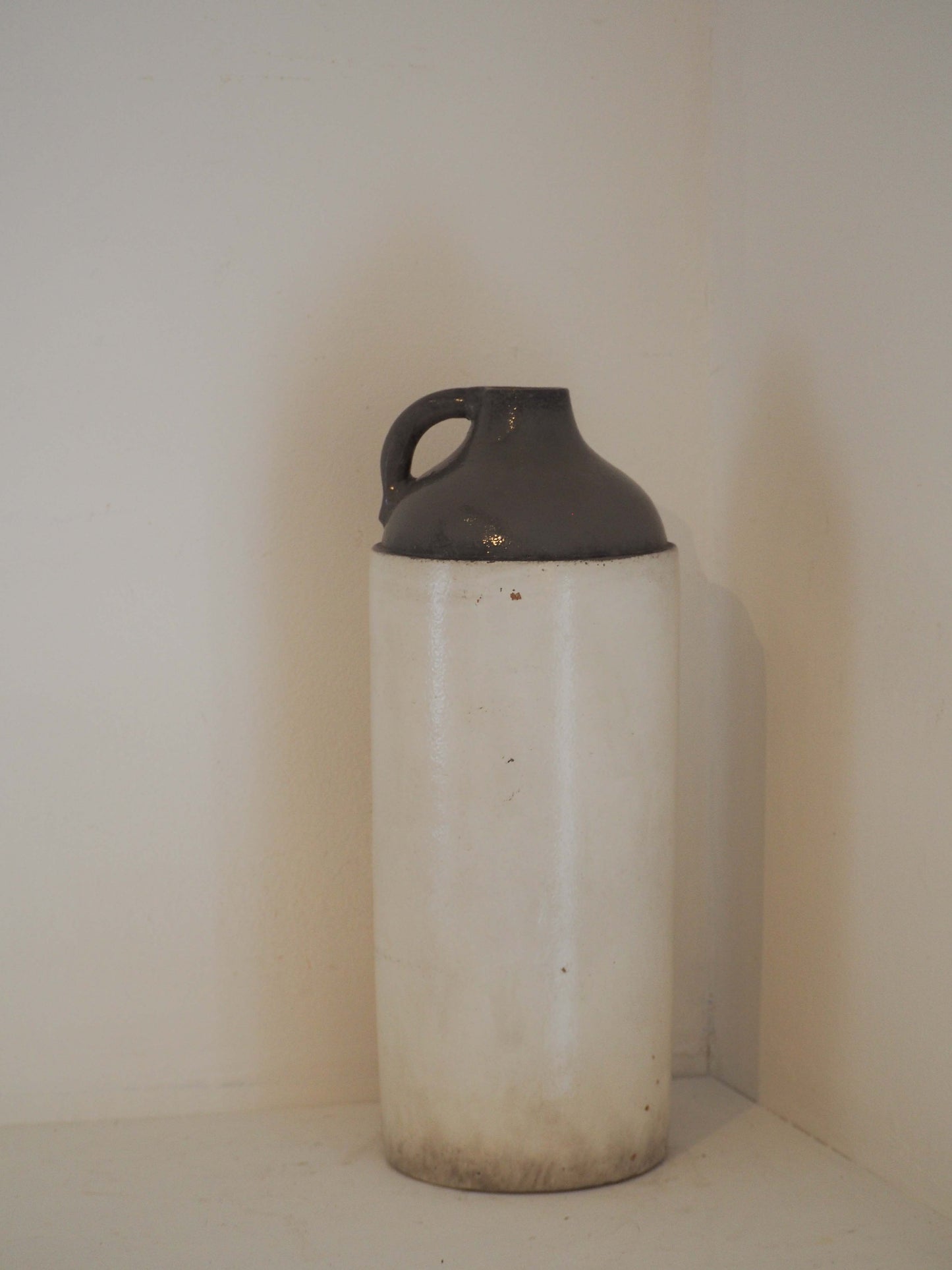 Vintage 'Full Cream Milk' Ceramic Pot With Handle / Kitchen Decor