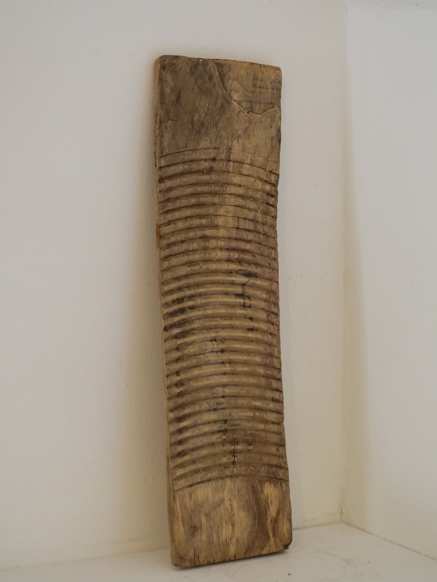 Vintage Antique Wooden Rustic Primitive Elm Ribbed Washboard (Sold Individually)