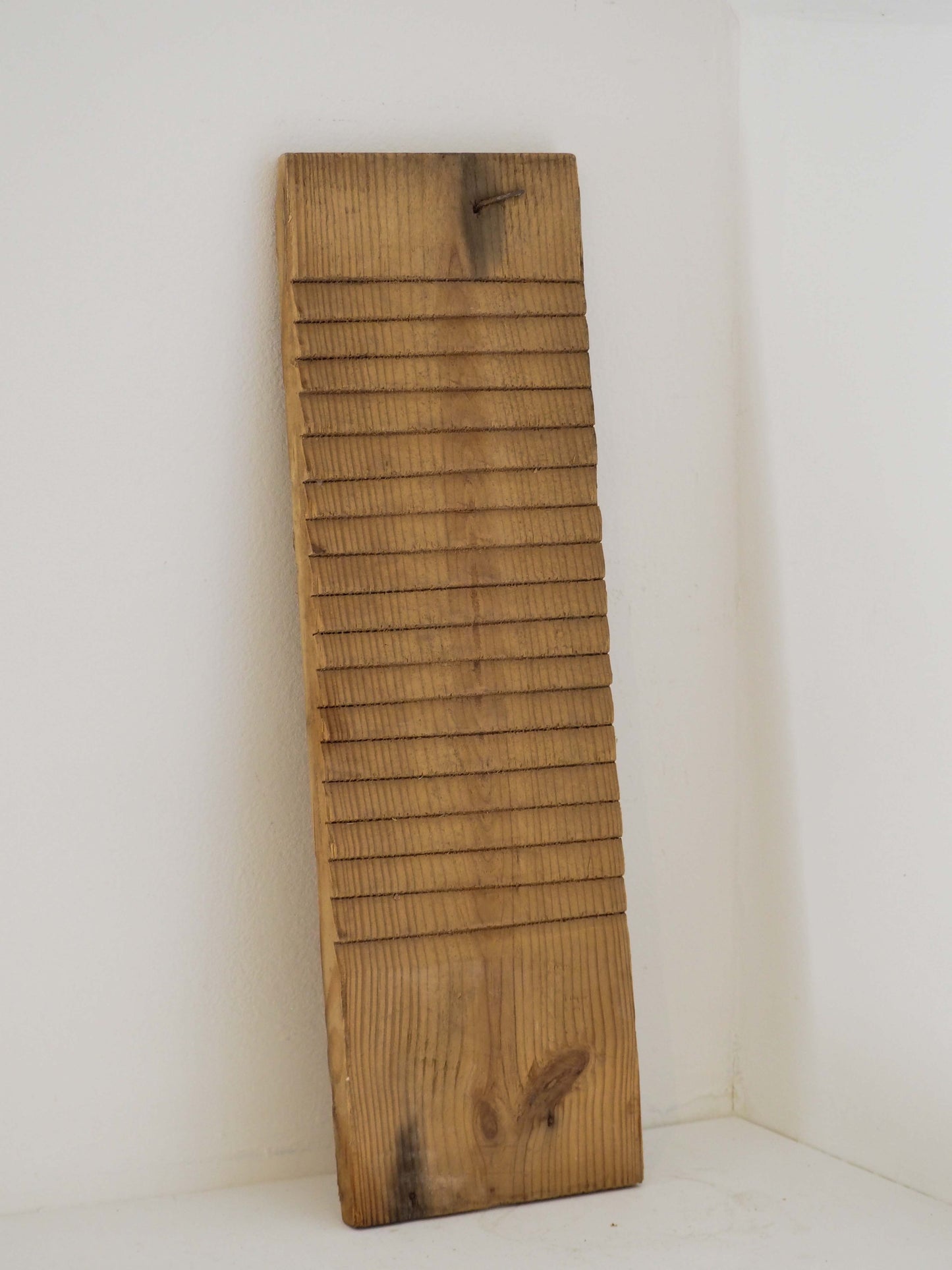 Vintage Antique Wooden Rustic Primitive Elm Ribbed Washboard (Sold Individually)