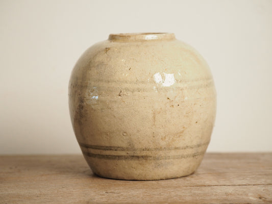 Antique Vintage Medium Sized Decorative Chinese Ginger Jar