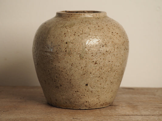 Antique Vintage Decorative Glazed Chinese Ginger Jar