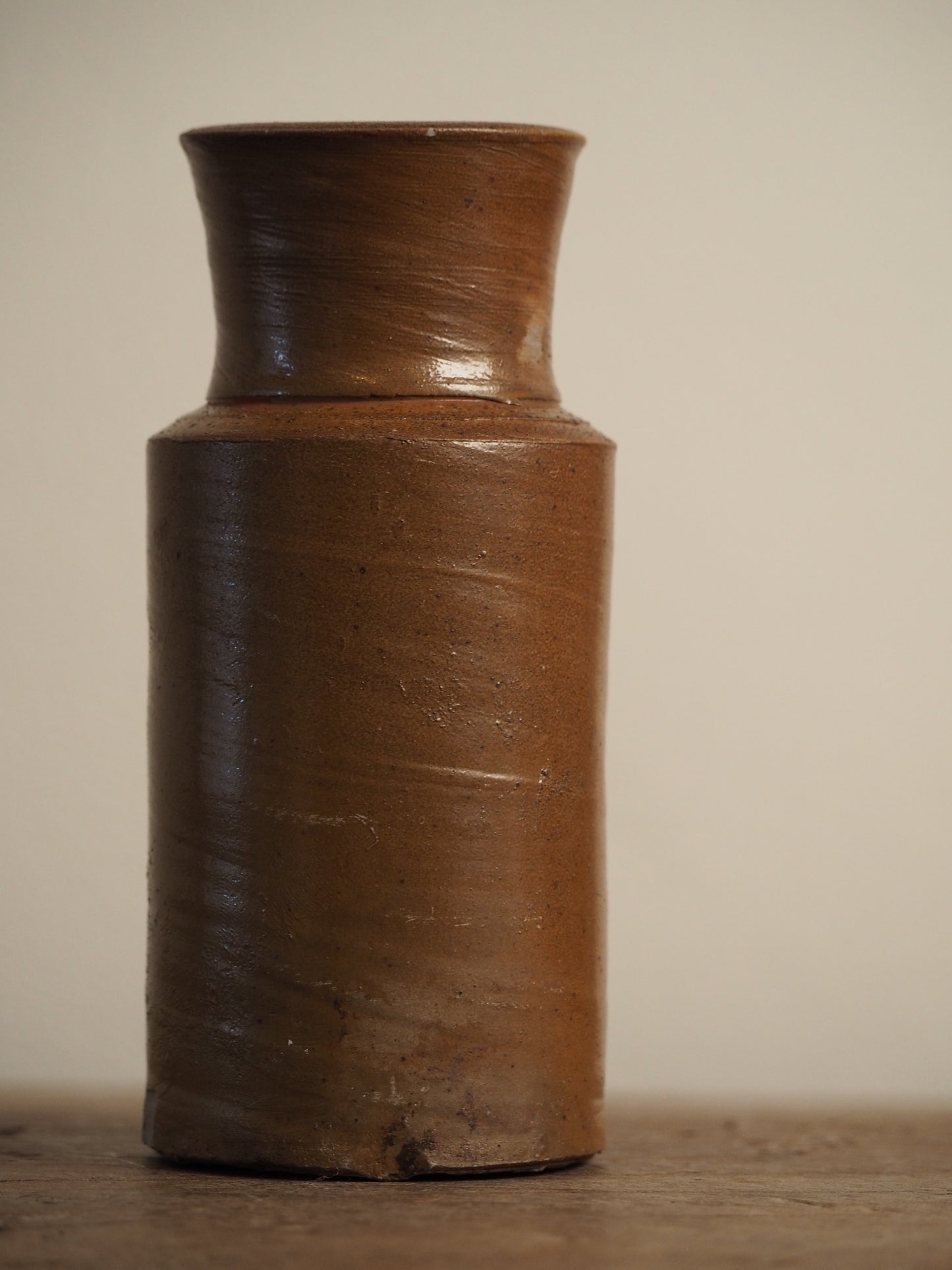 Antique Victorian Brown Stoneware Bottles / Decorative Pot (Sold Individually)