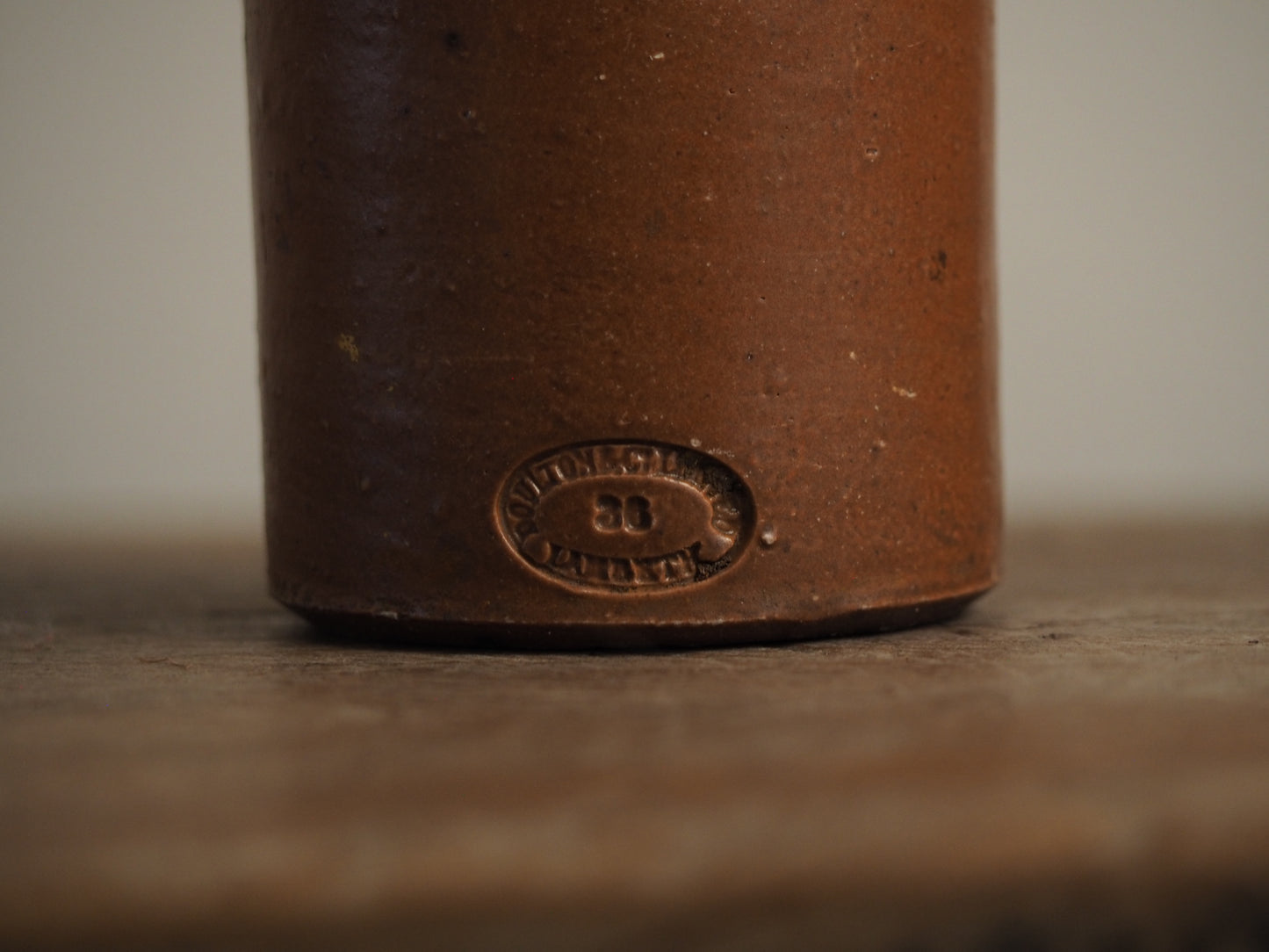 Antique Victorian Brown Stoneware Bottles / Decorative Pot (Sold Individually)