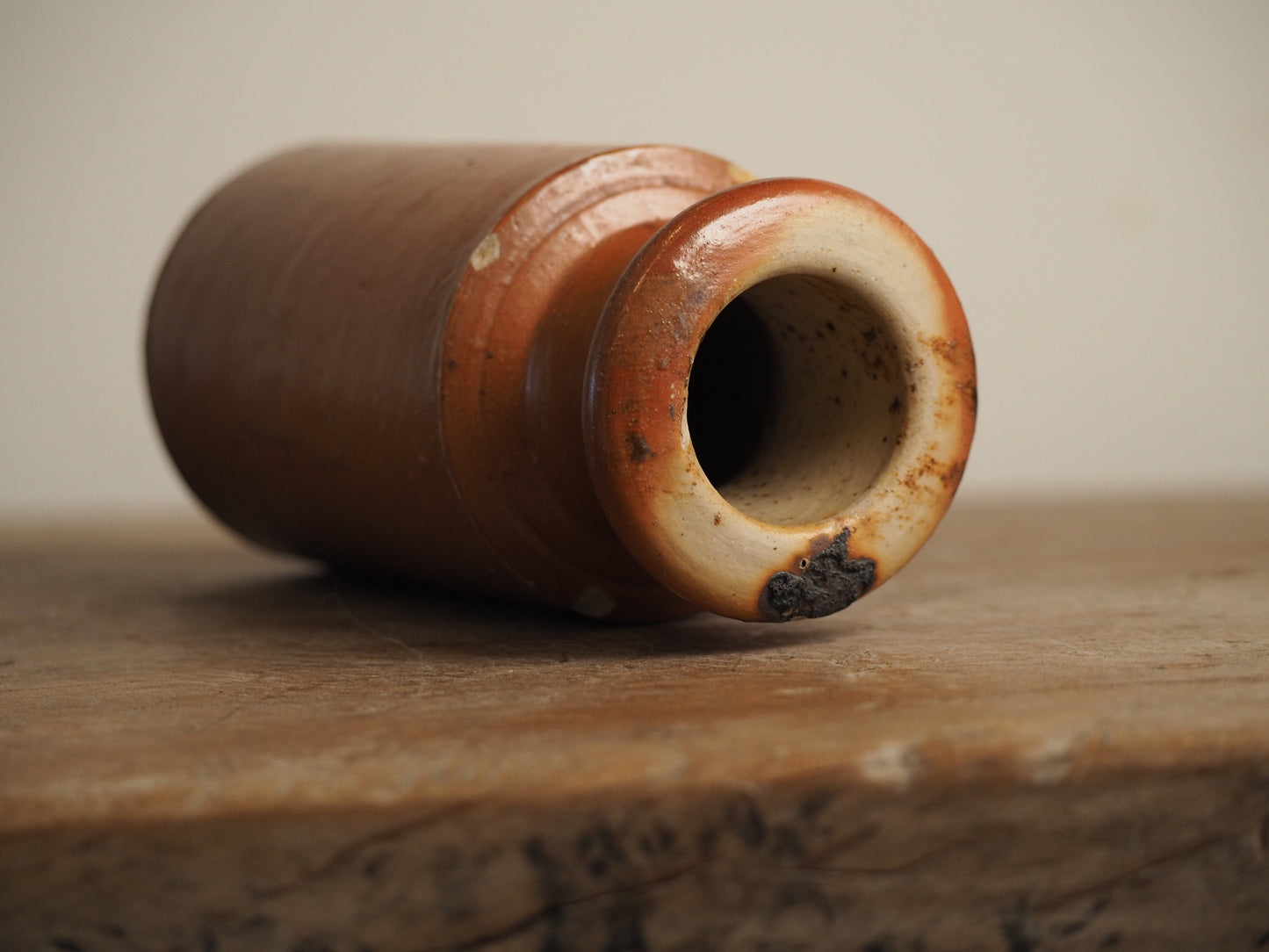 Antique Victorian Brown Stoneware Bottles / Decorative Pot (Sold Individually)