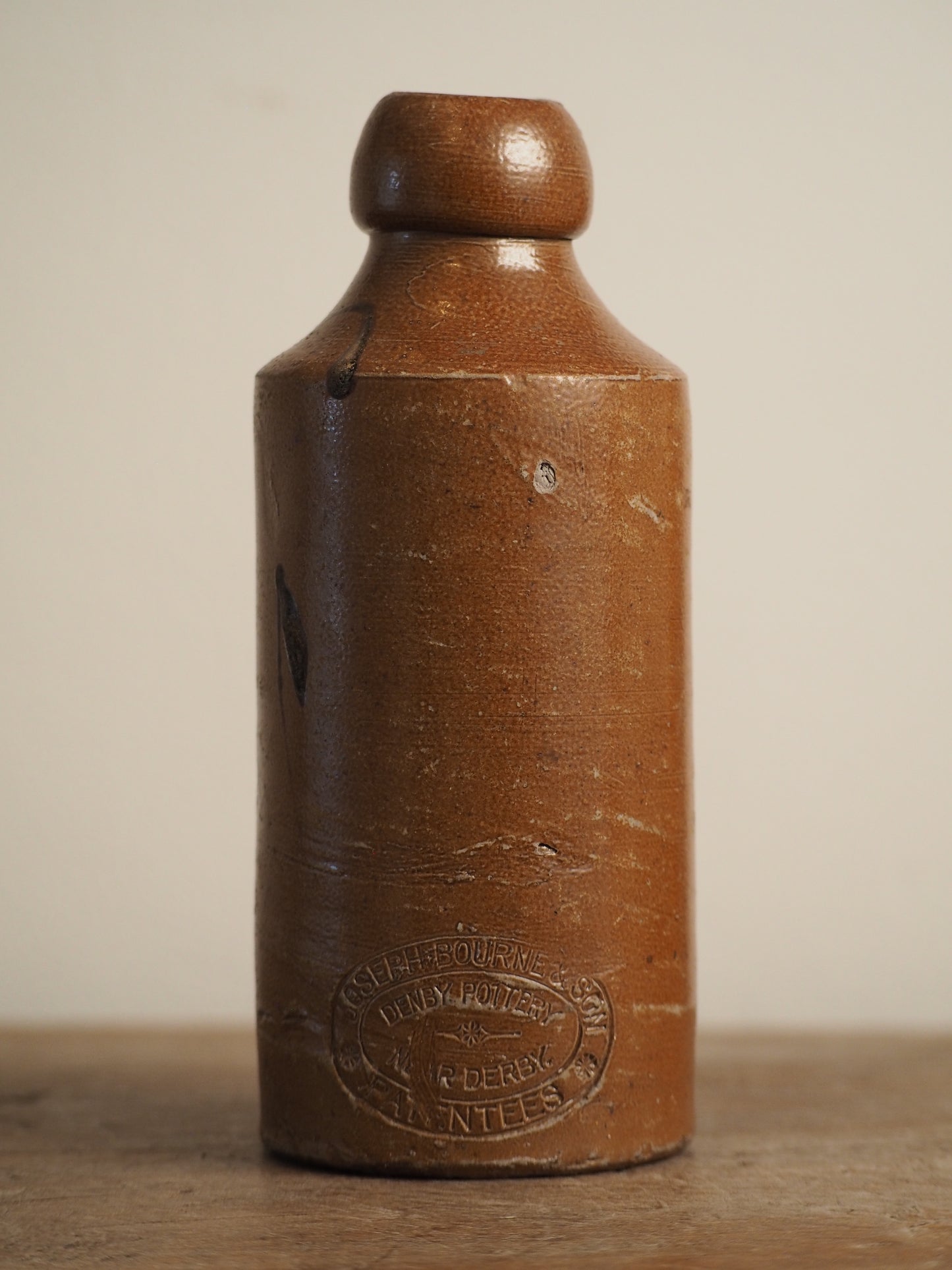 Antique Victorian Brown Stoneware Bottles / Decorative Pot (Sold Individually)