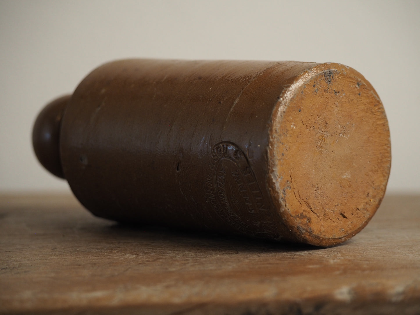 Antique Victorian Brown Stoneware Bottles / Decorative Pot (Sold Individually)