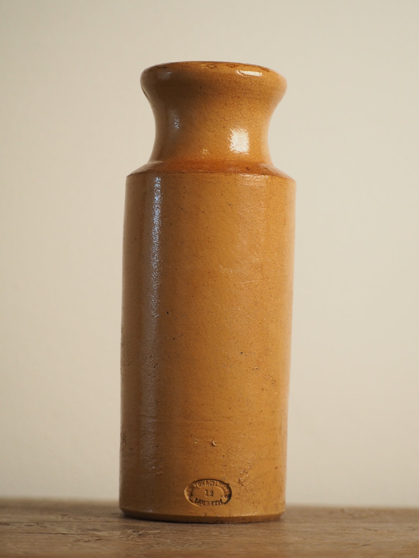 Antique Victorian Brown Stoneware Bottles / Decorative Pot (Sold Individually)