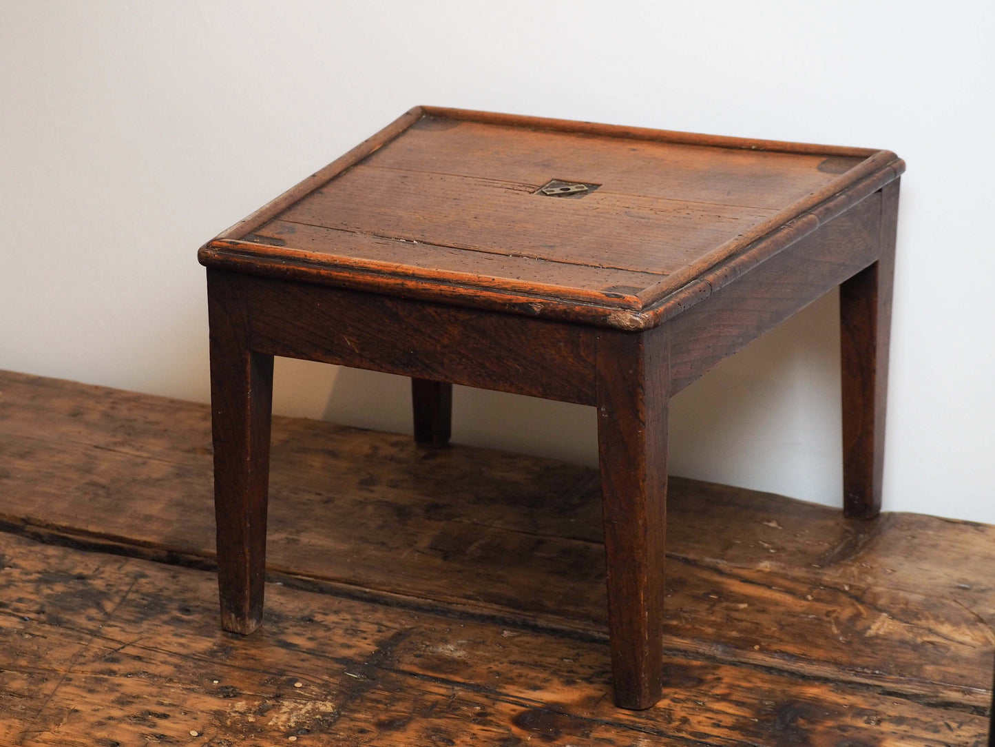 Vintage Antique Small Wooden Oak Table / Georgian Table
