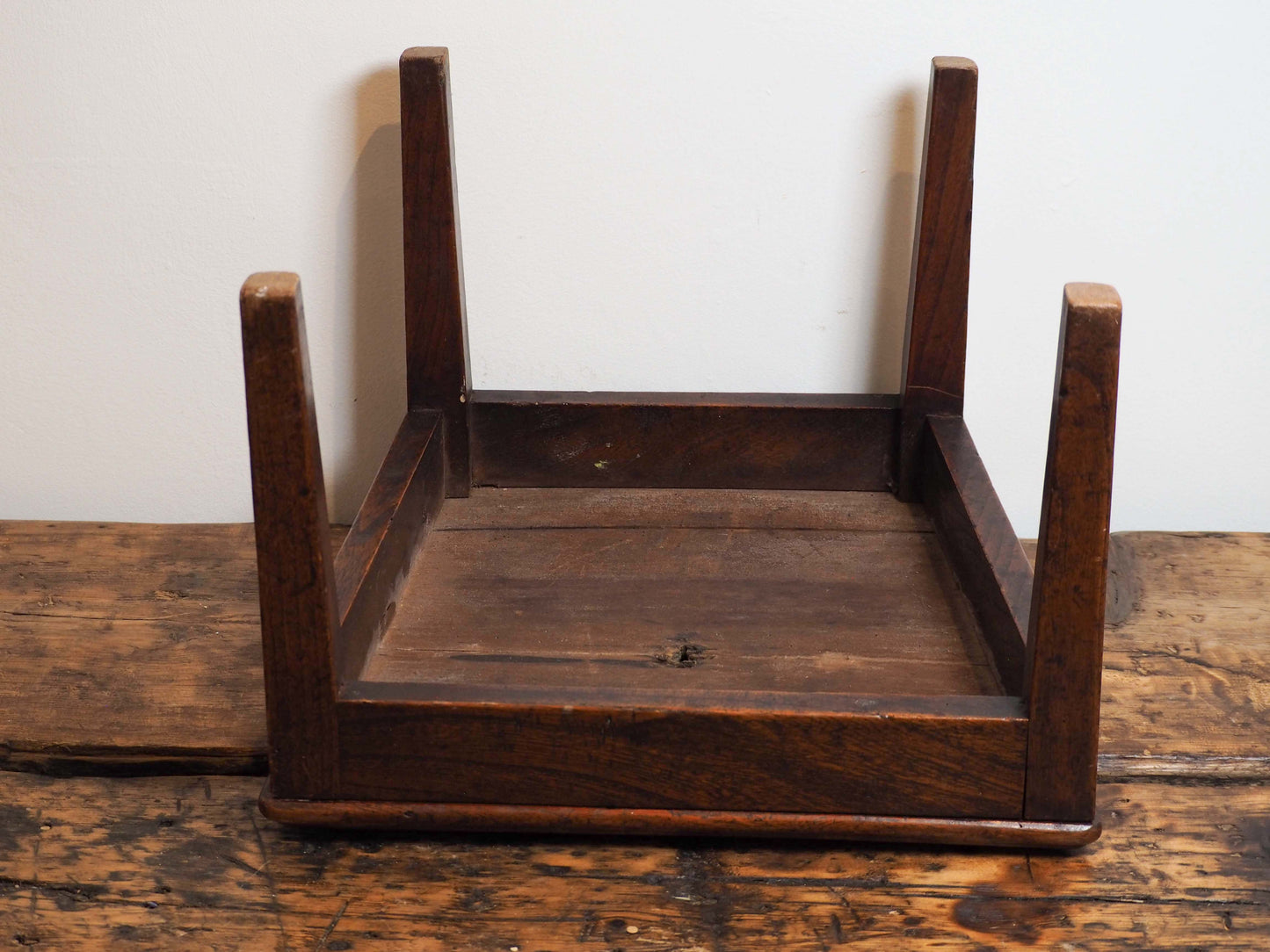 Vintage Antique Small Wooden Oak Table / Georgian Table
